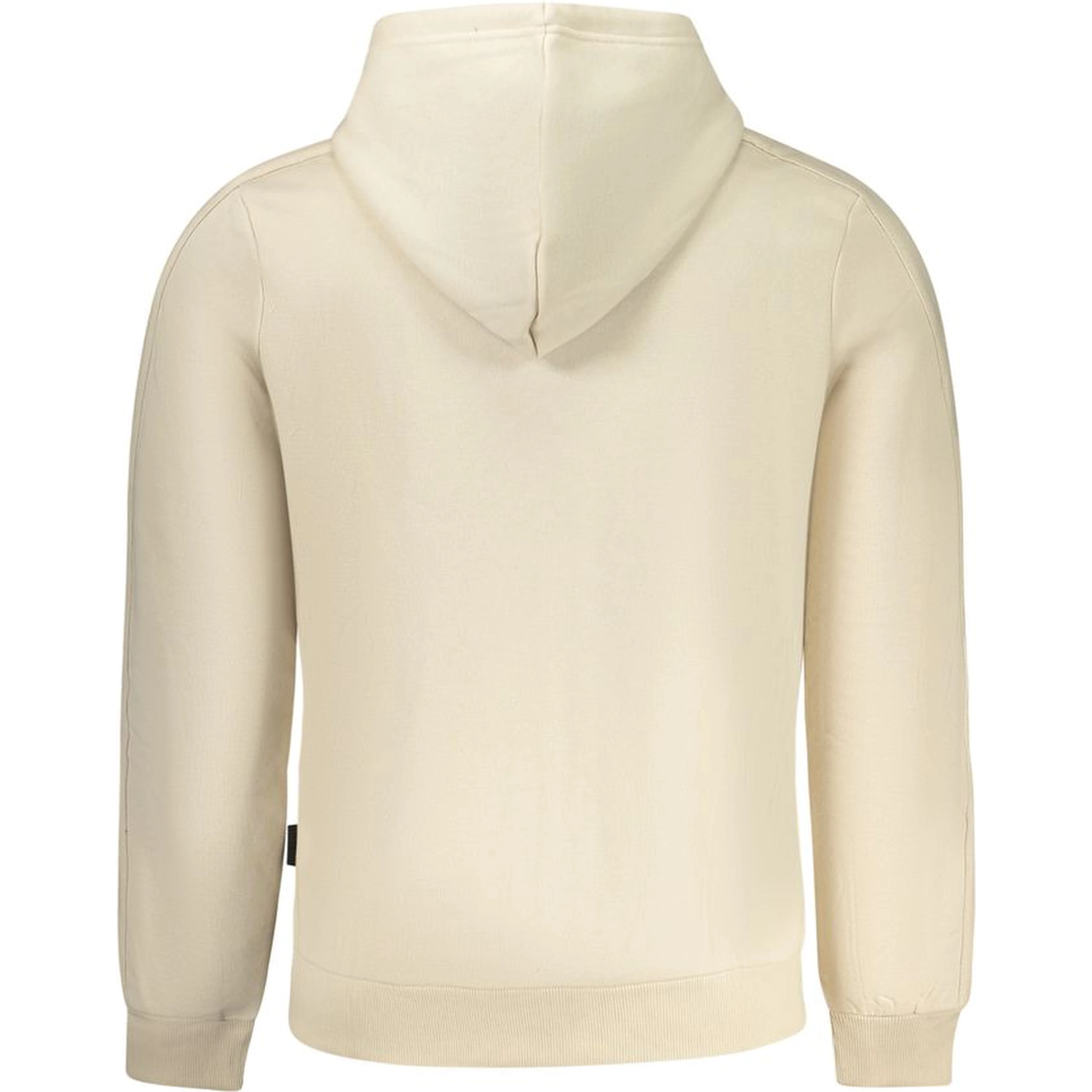 Beige Cotton Men Sweatshirt