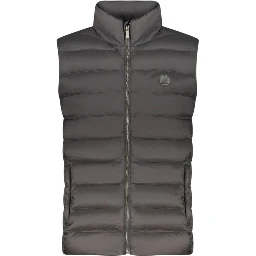 Black Polyester Men's Jacket
