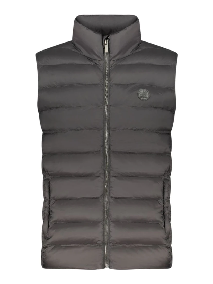 Black Polyester Men's Jacket