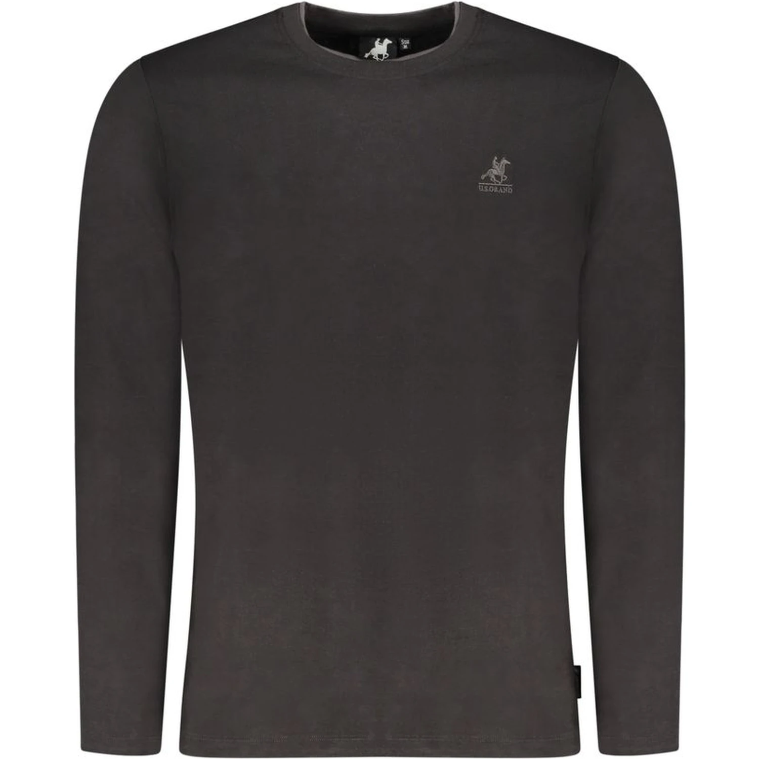 Black Cotton Men T-Shirt
