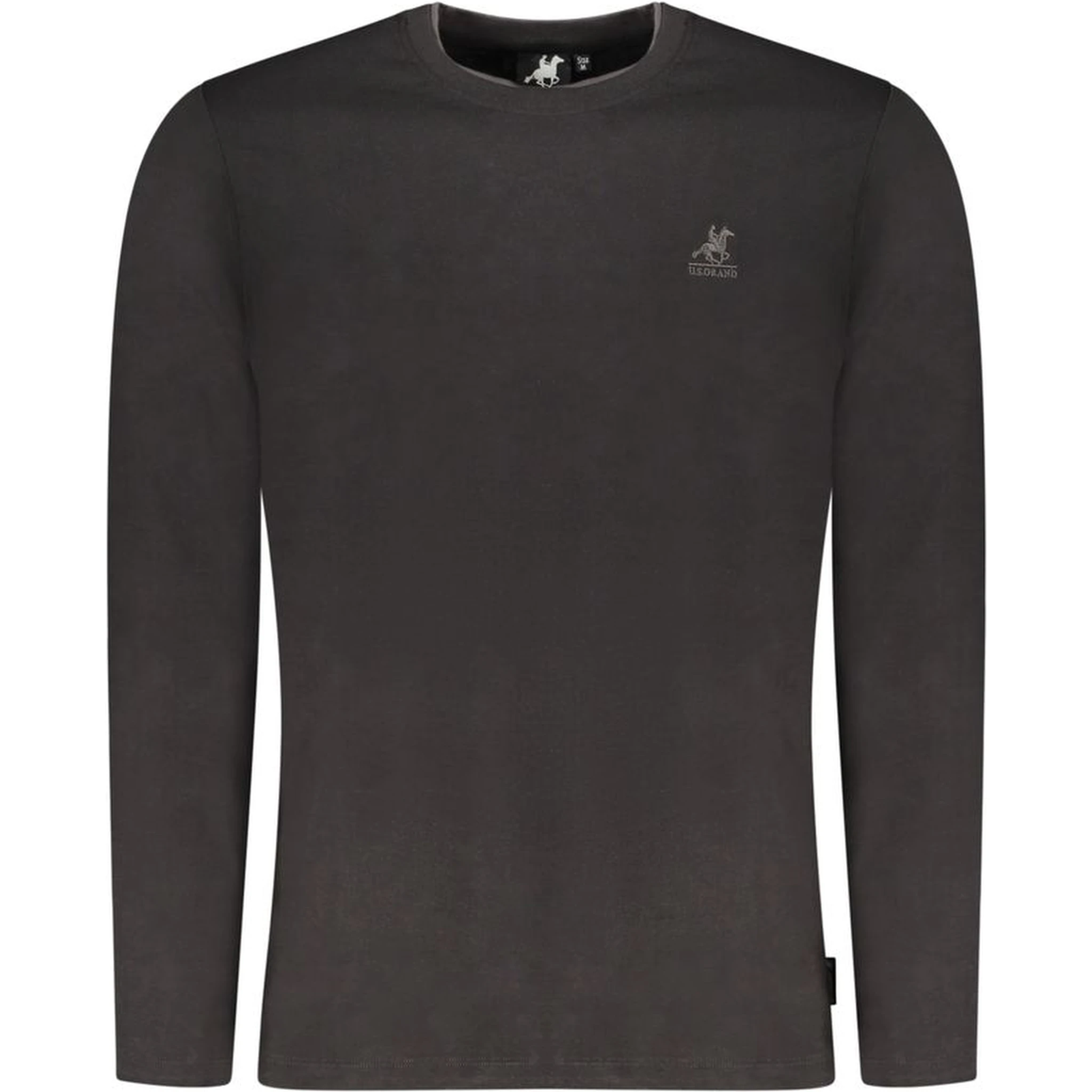 Black Cotton Men T-Shirt