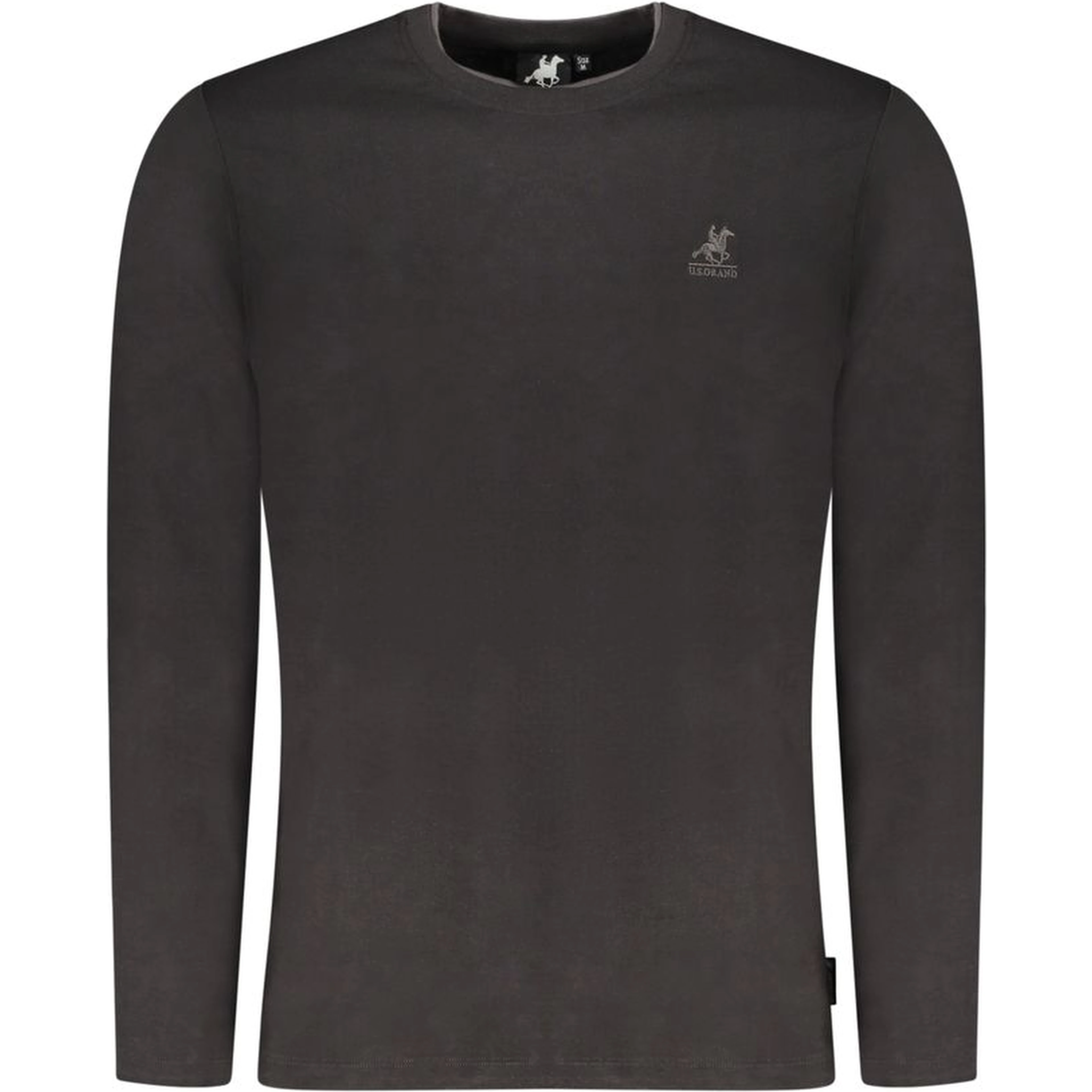 Black Cotton Men T-Shirt