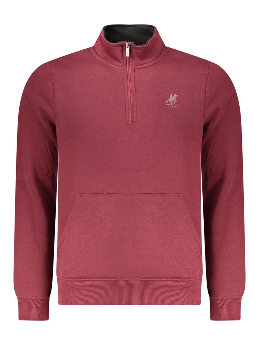 Red Cotton Sweatshirt