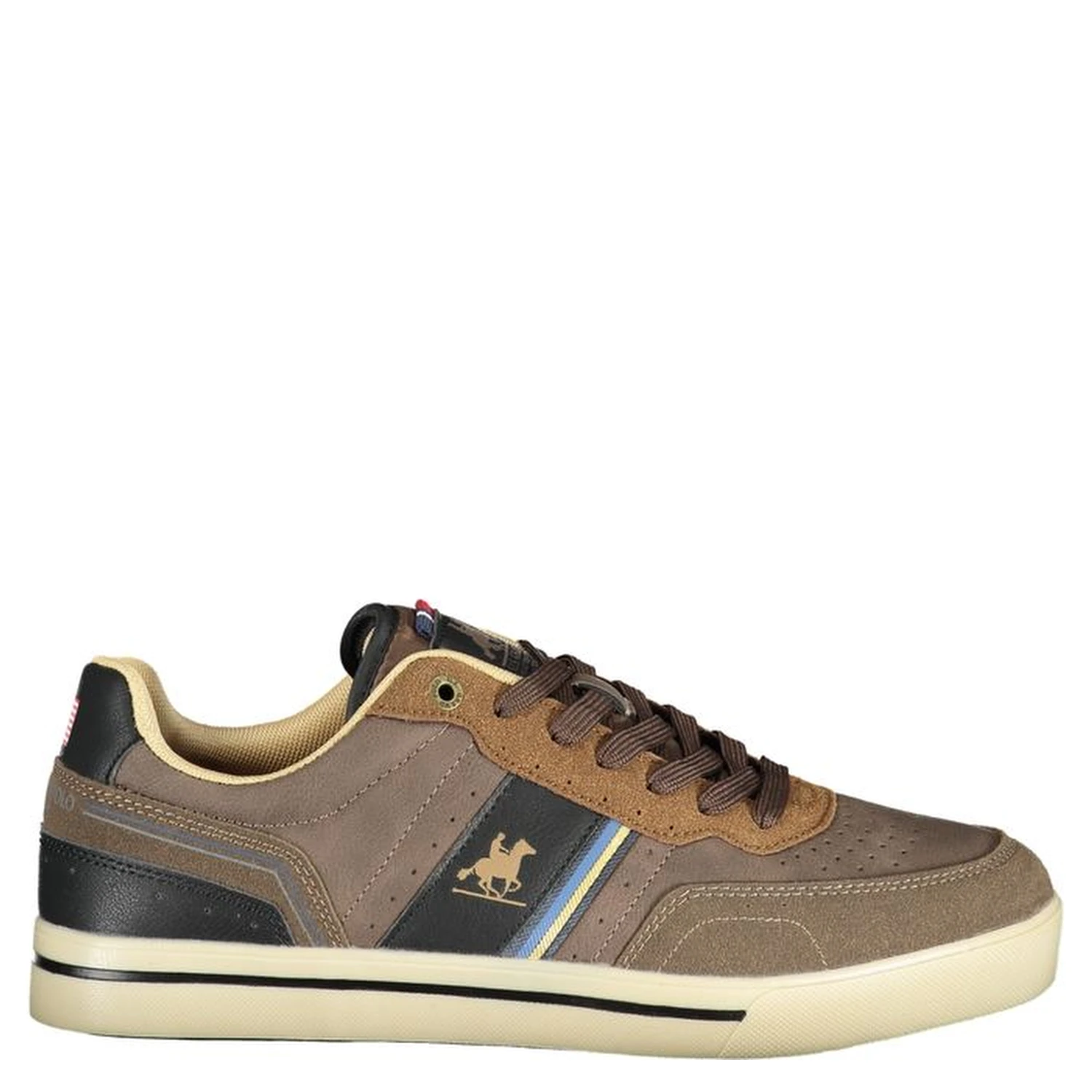 Marrone Polyurethane Men Sneaker