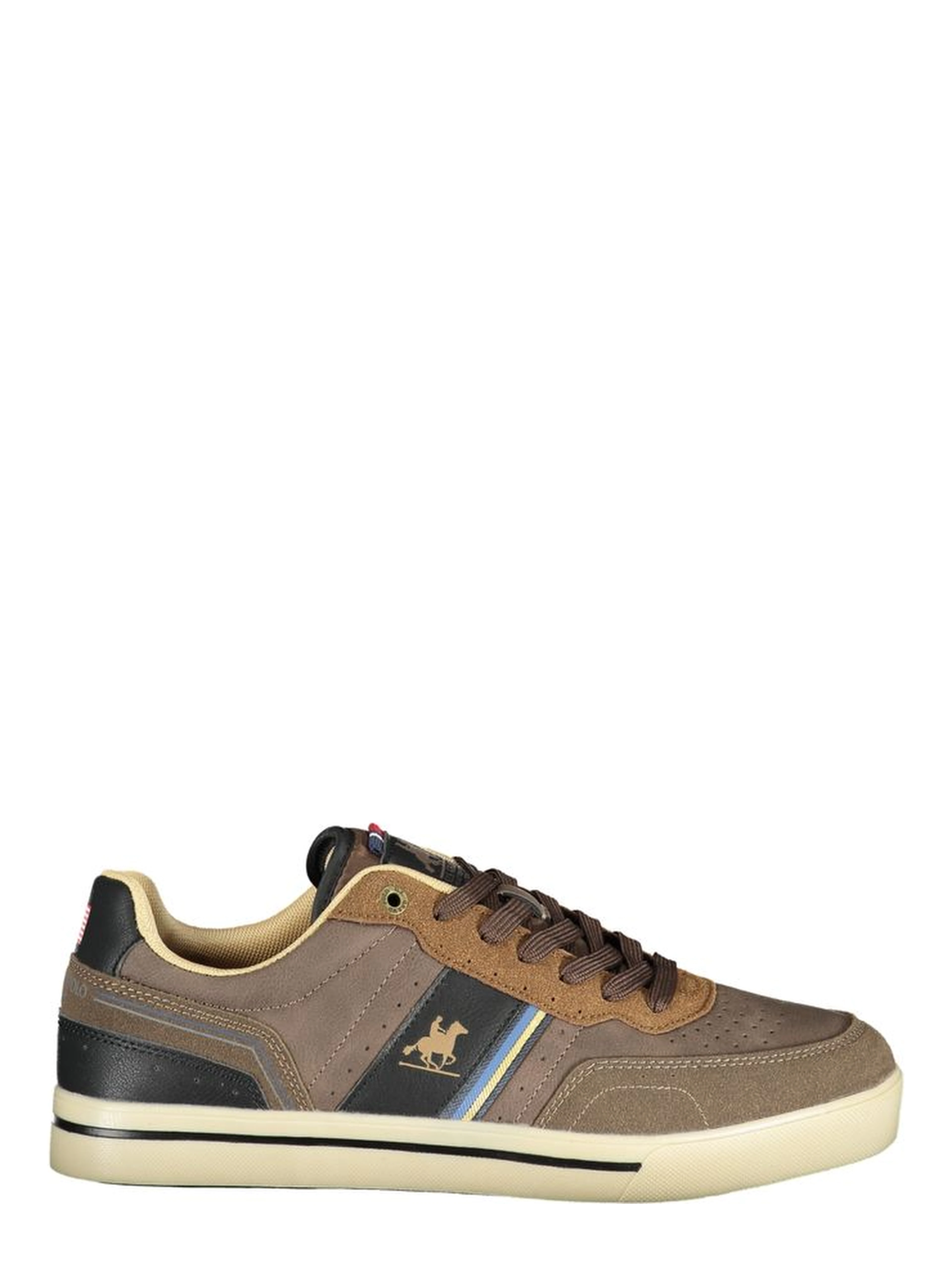 Marrone Polyurethane Men Sneaker
