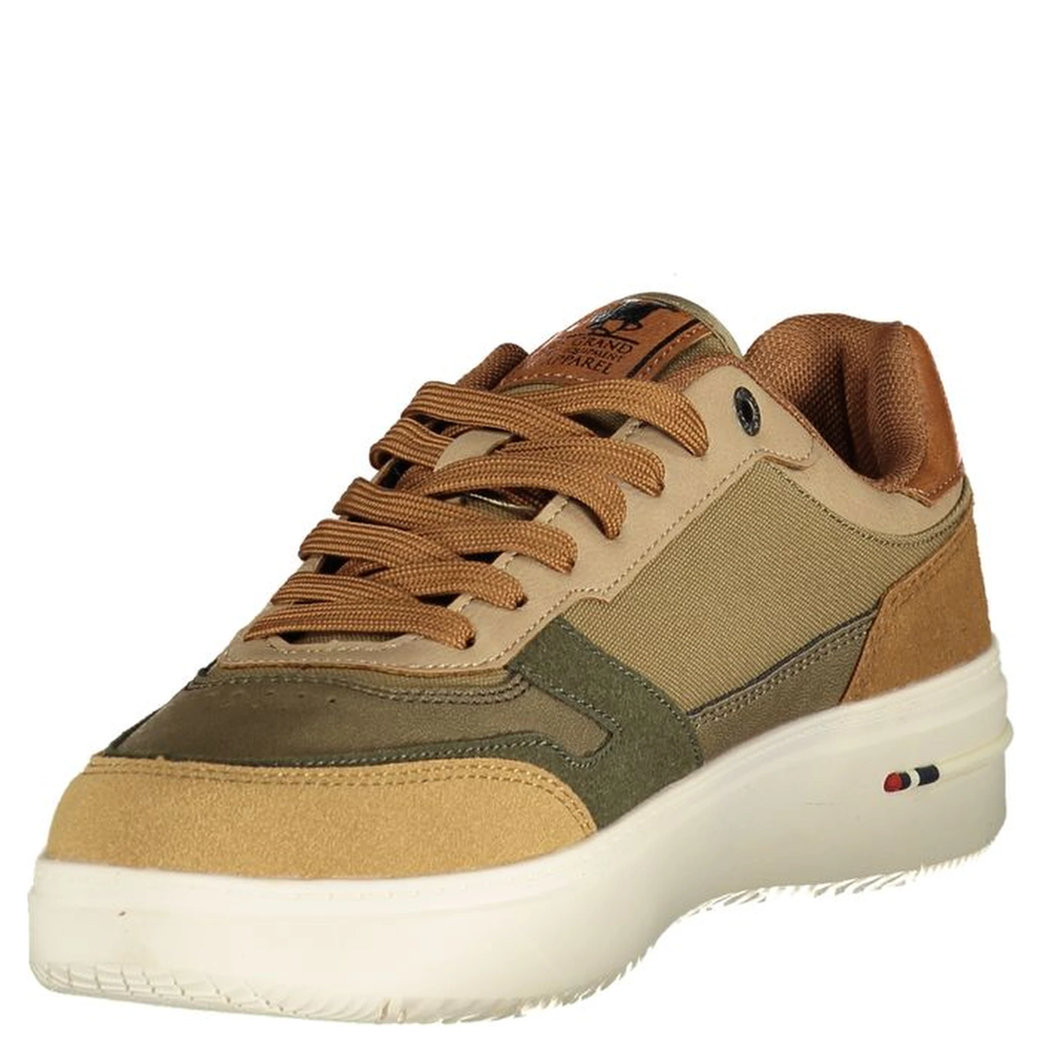 Beige Polyester Athletic Sneakers