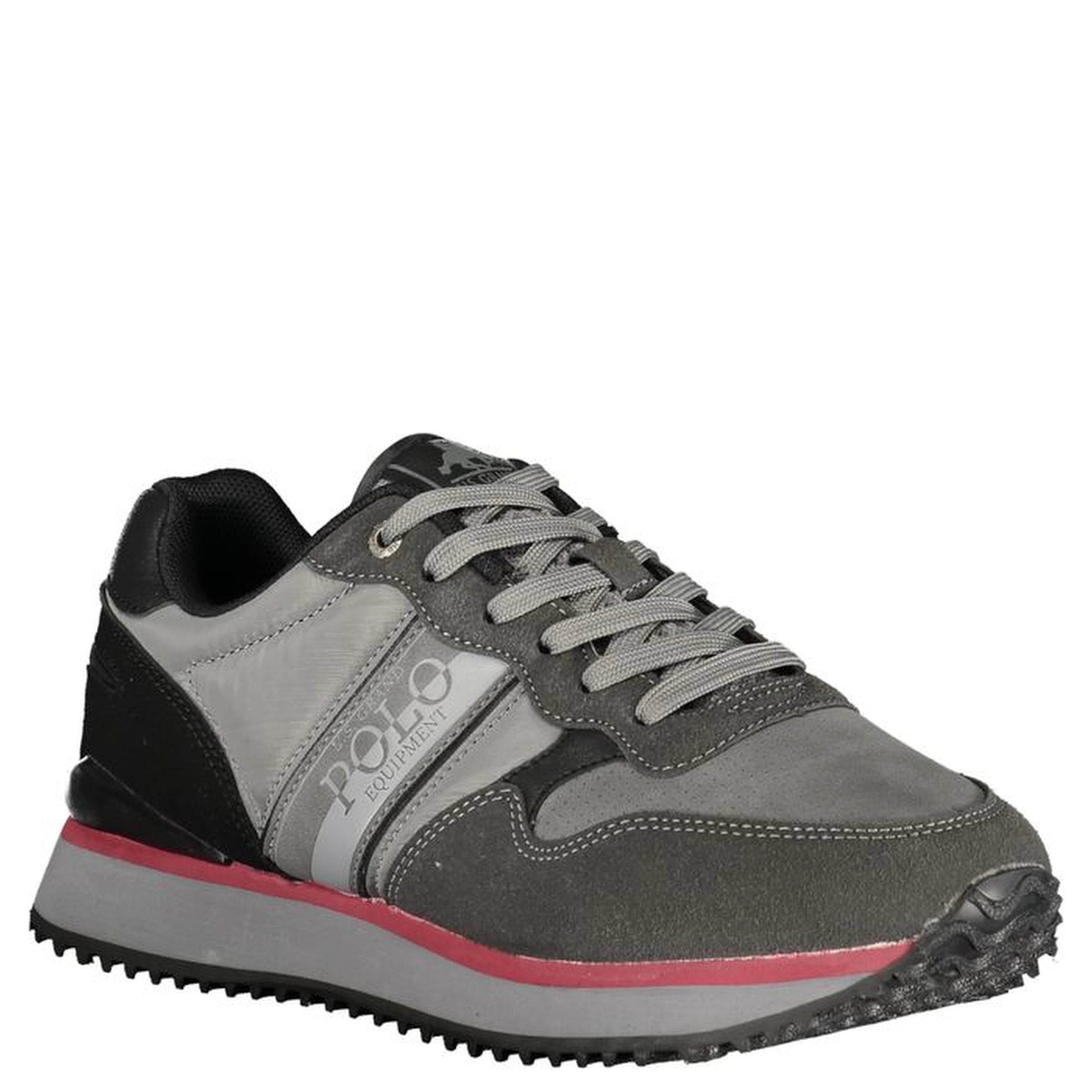Grigio Polyurethane Men Sneaker