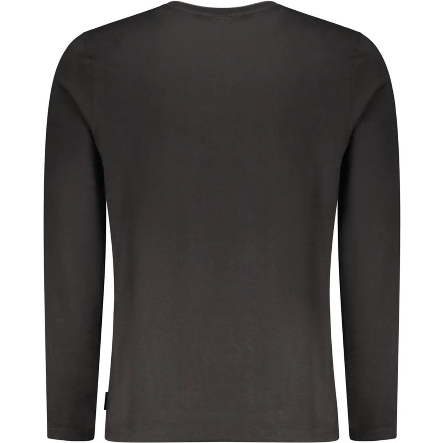 Black Cotton Men T-Shirt