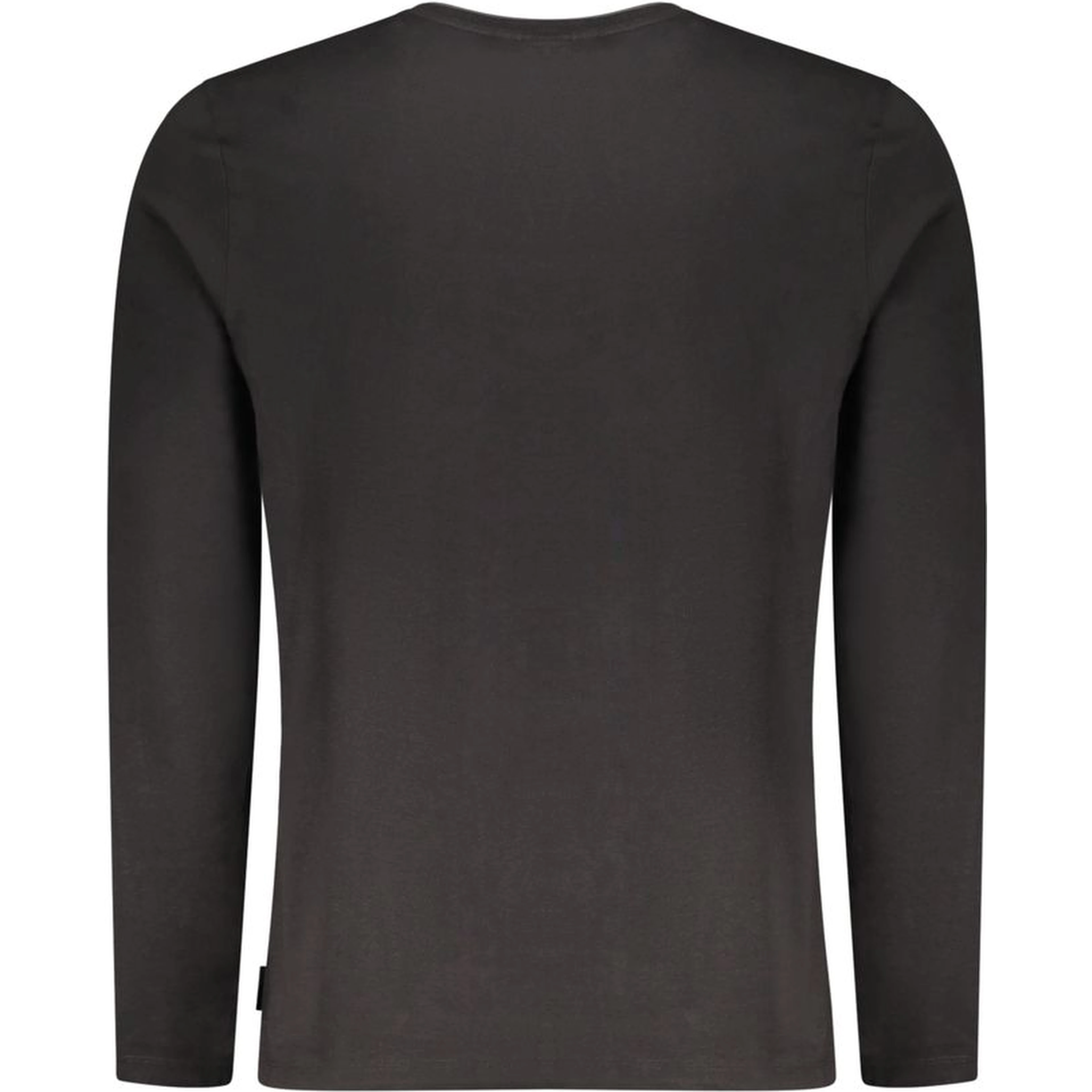 Black Cotton Men T-Shirt