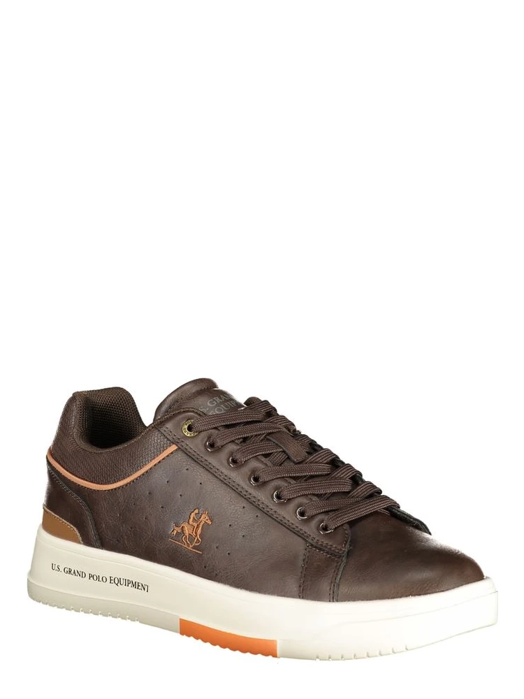 Marrone Poliuretano Men Sneaker alternative