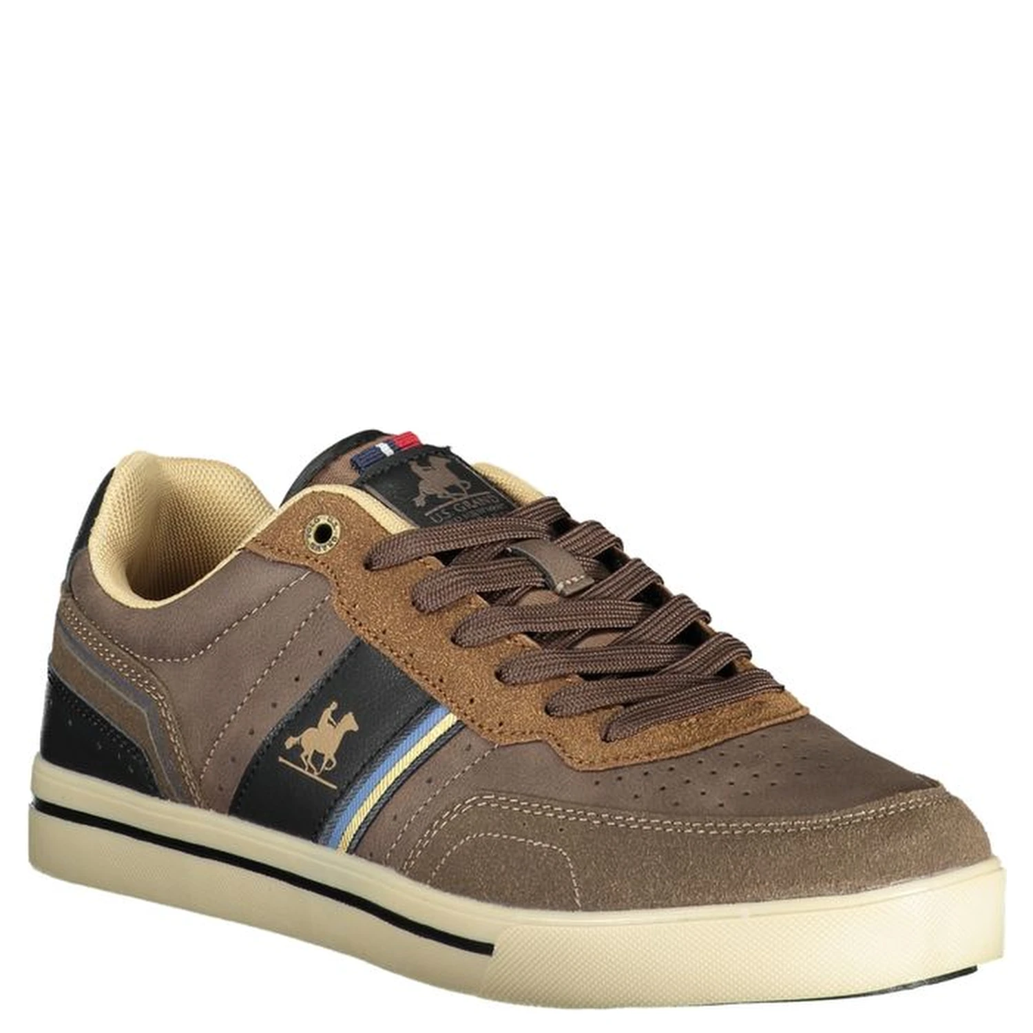 Marrone Polyurethane Men Sneaker