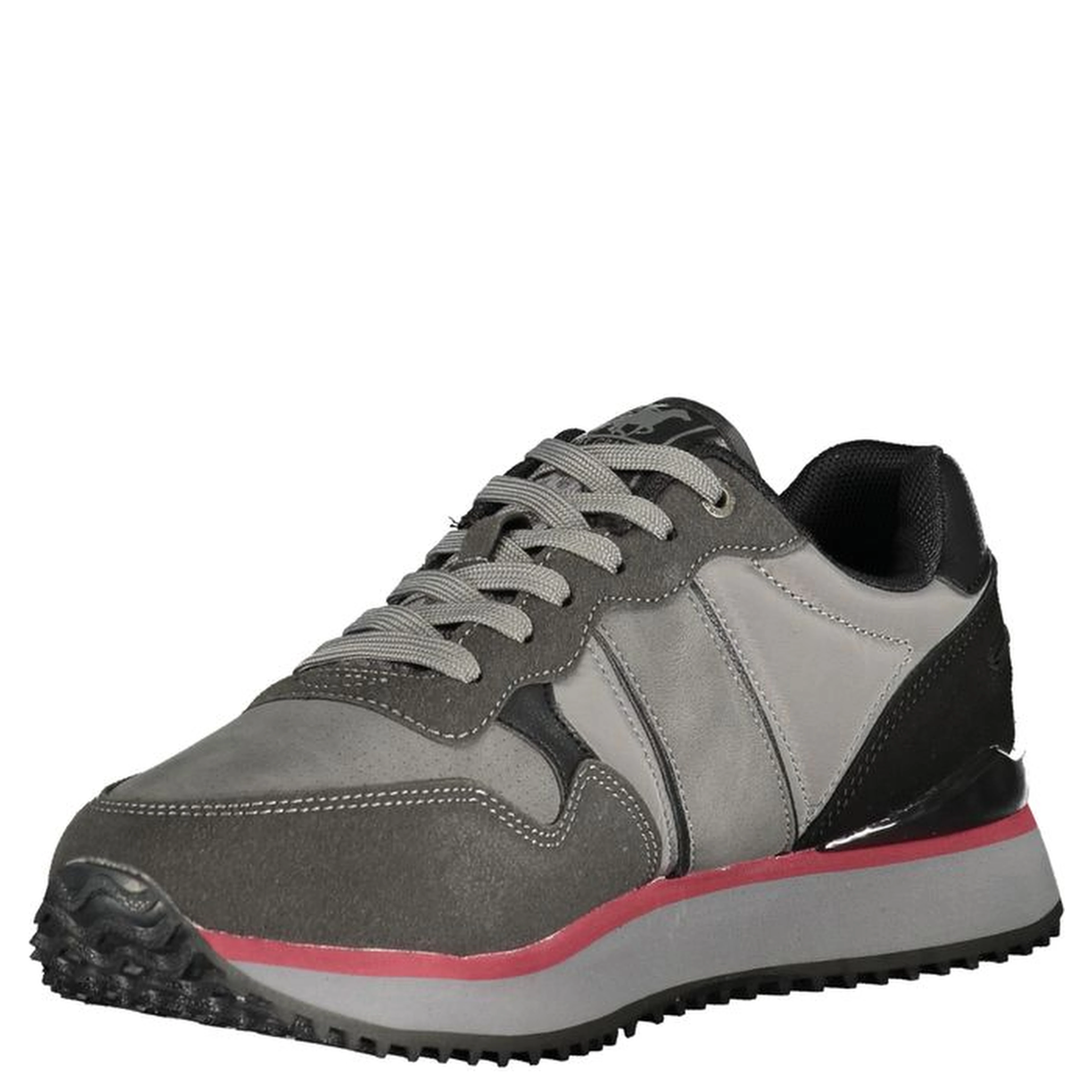 Grigio Polyurethane Men Sneaker