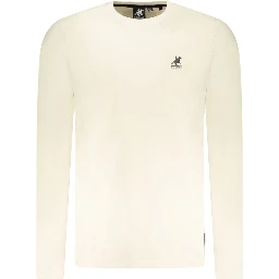 Beige Cotton Men T-Shirt