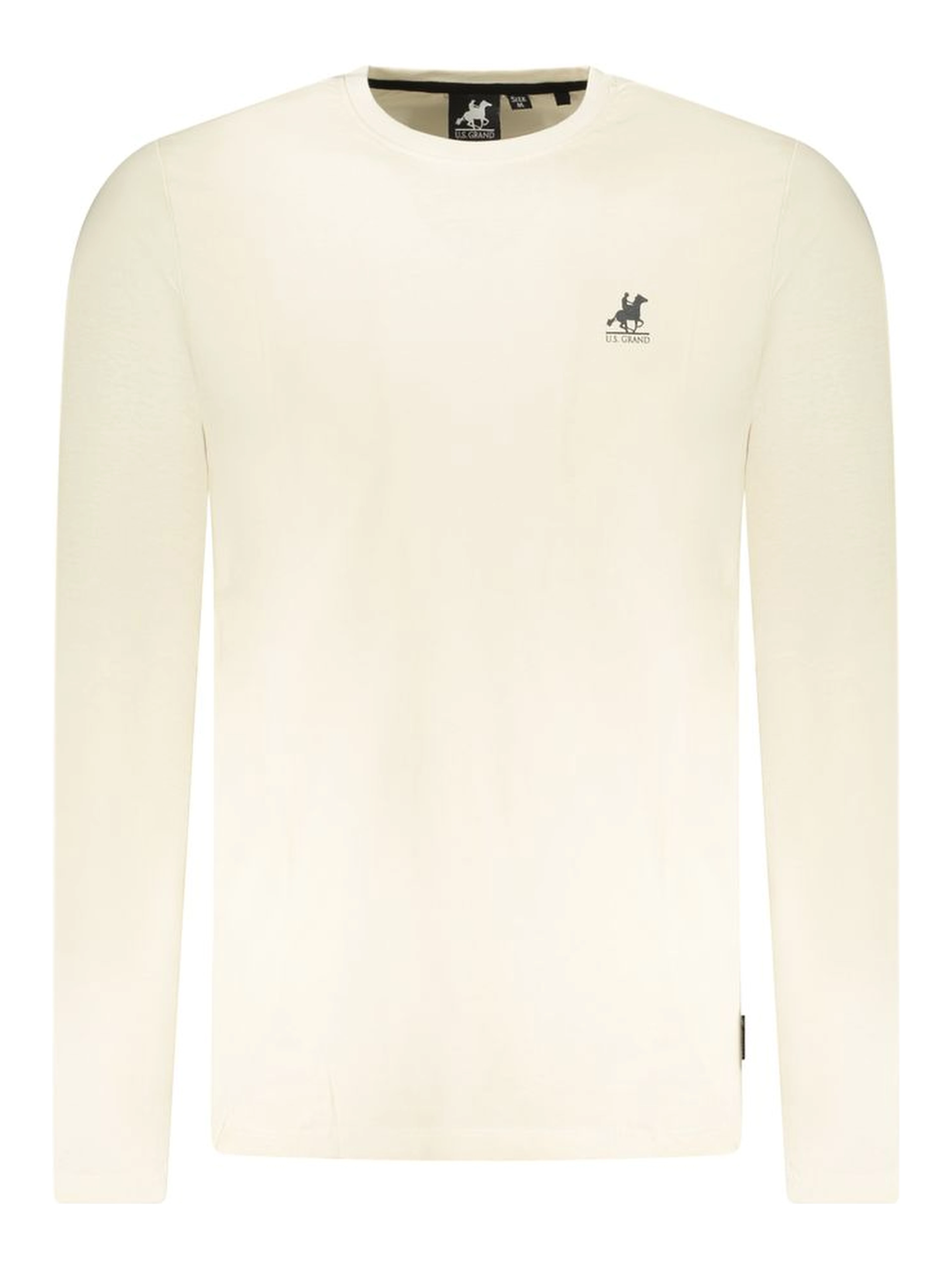 Beige Cotton Men T-Shirt