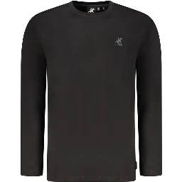 Black Cotton Men's T-Shirt