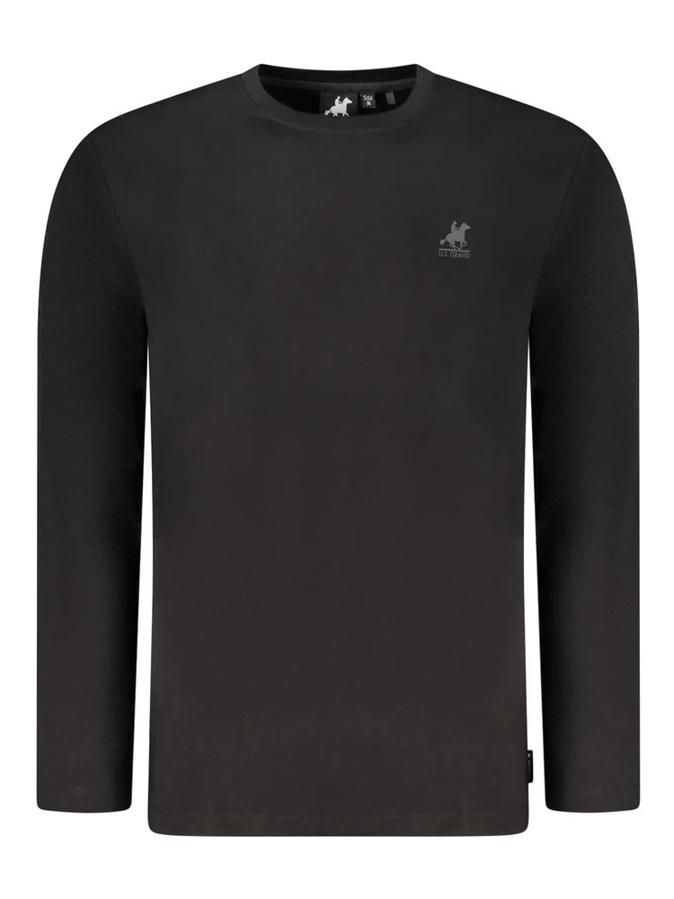 Black Cotton Men's T-Shirt