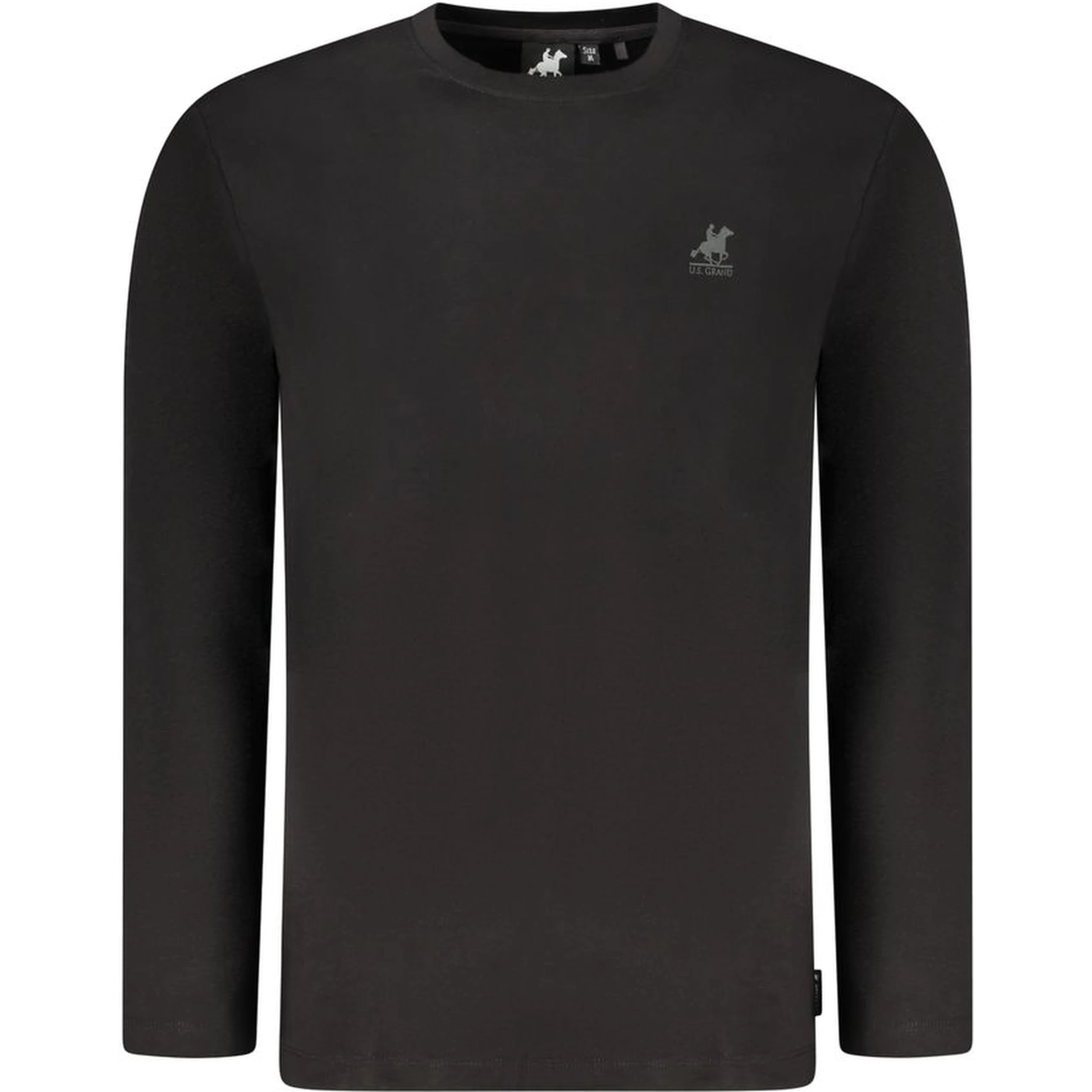 Black Cotton Men's T-Shirt