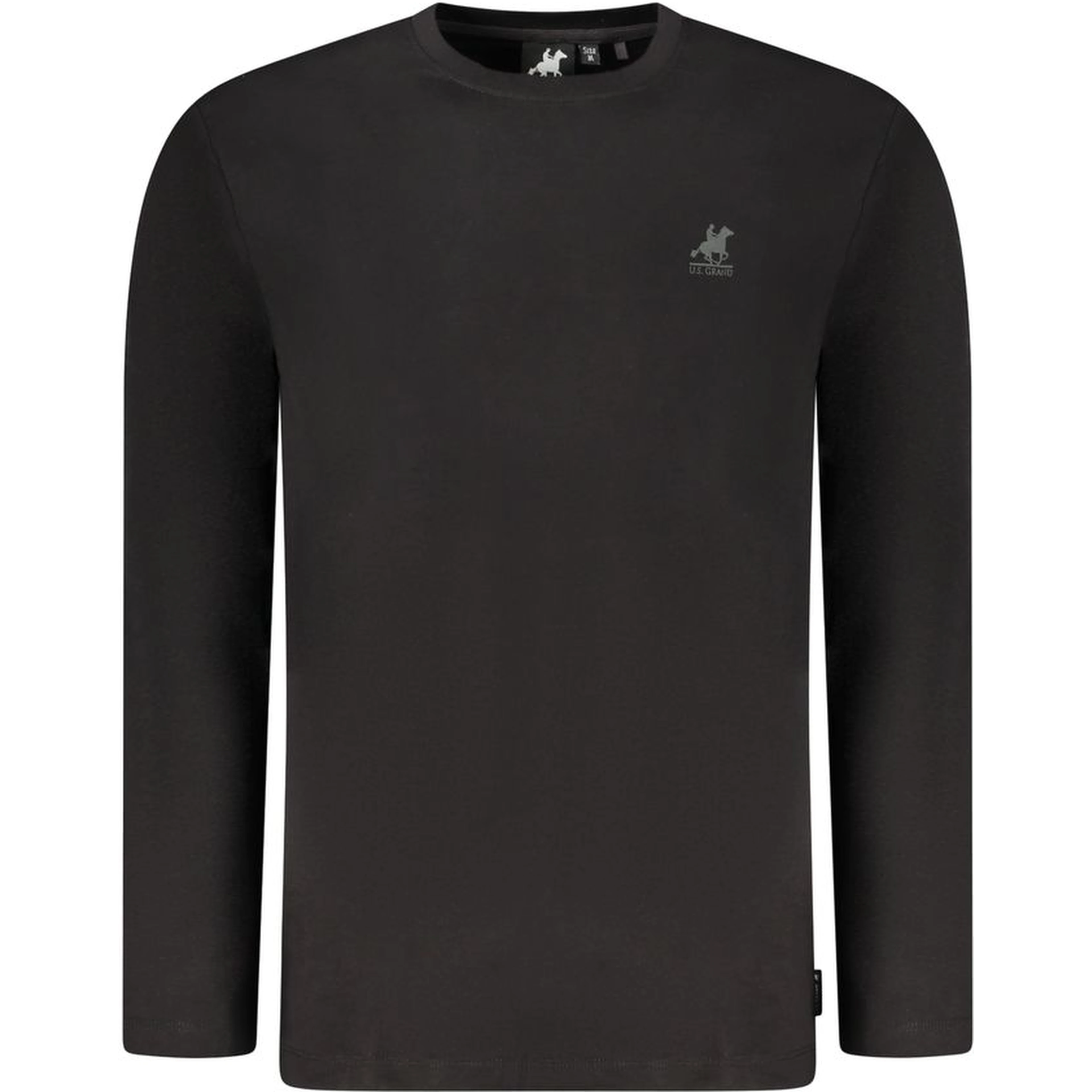 Black Cotton Men's T-Shirt