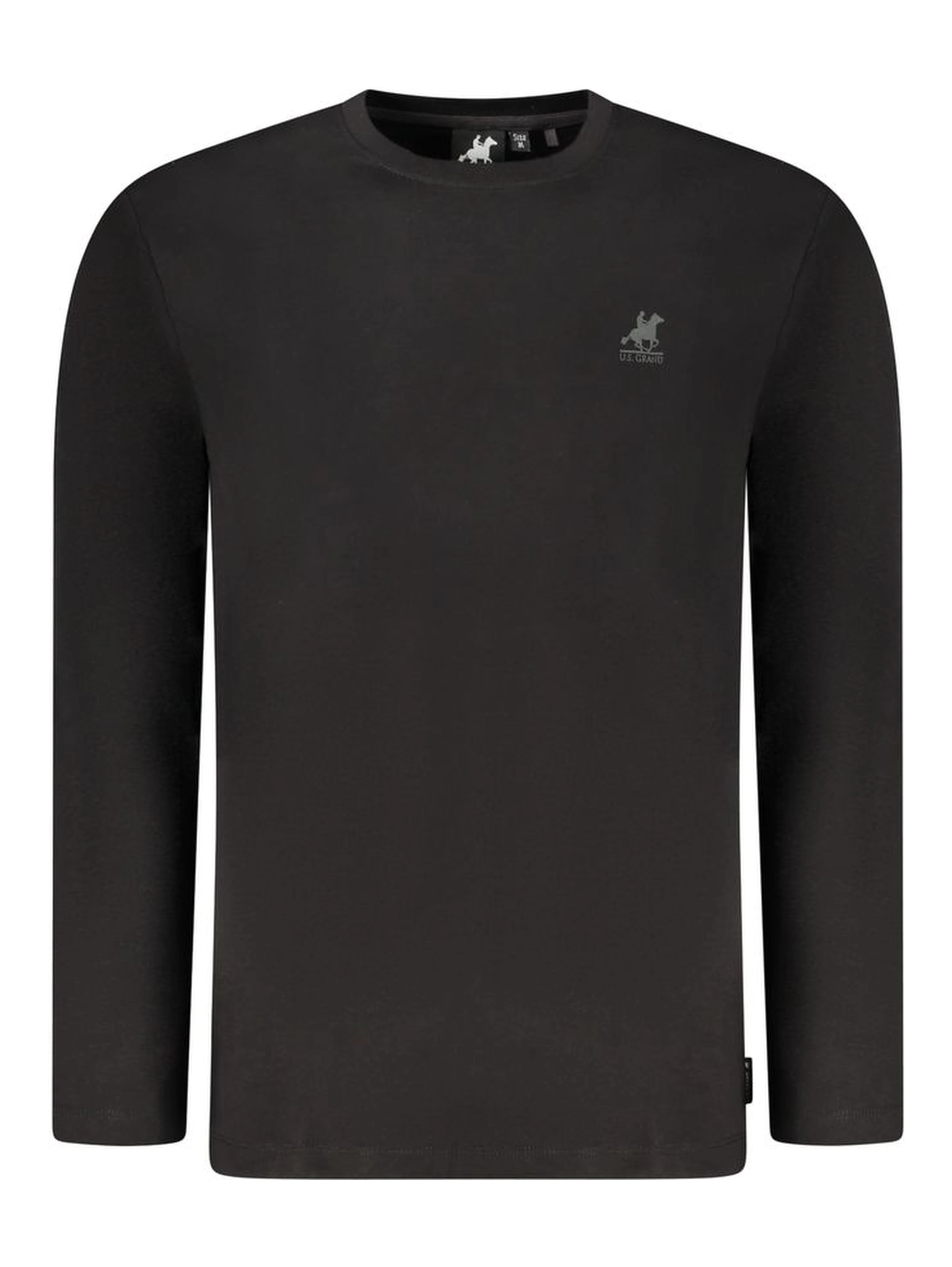 Black Cotton Men's T-Shirt