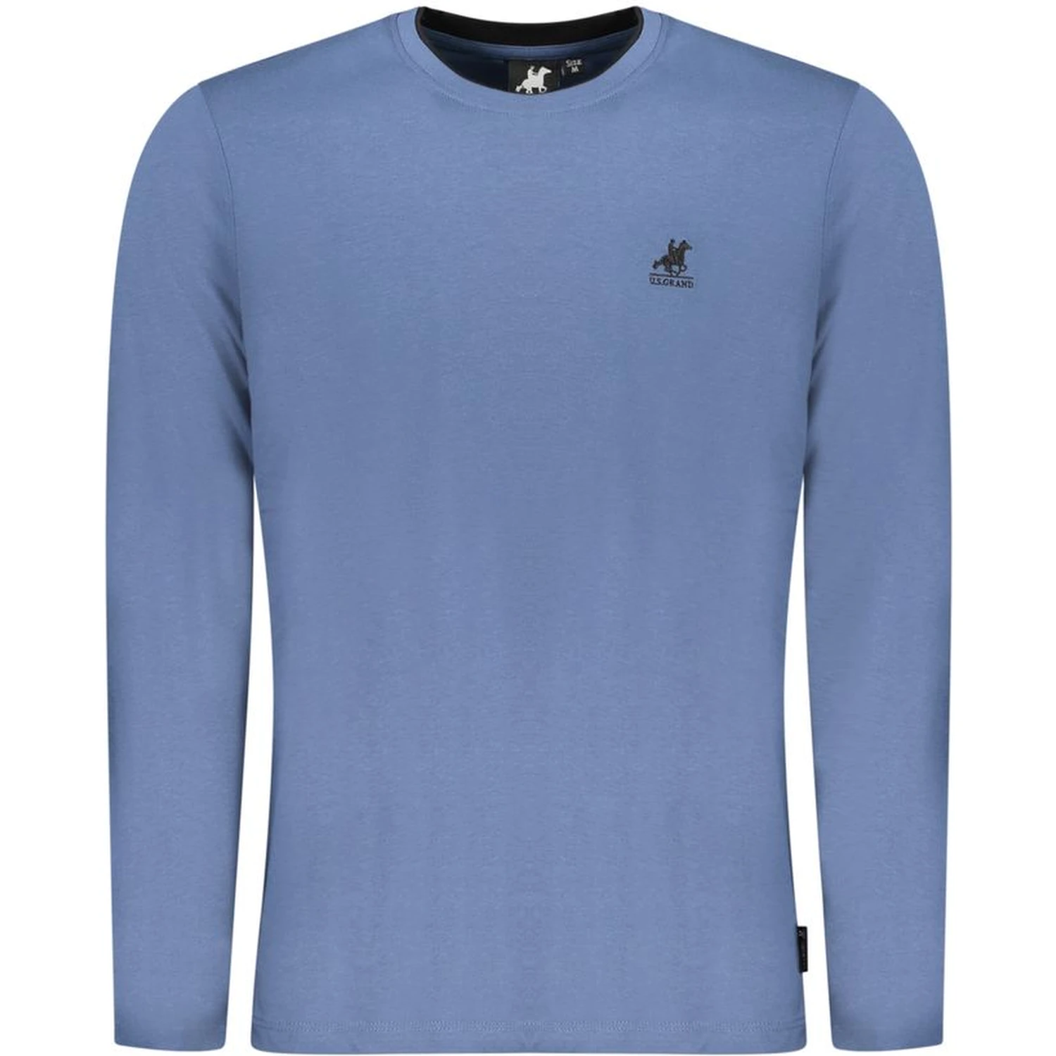 Blu Cotton Men T-Shirt