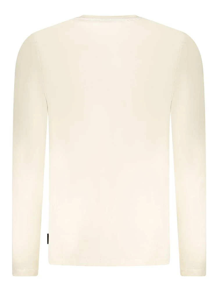 Beige Cotton Men T-Shirt alternative