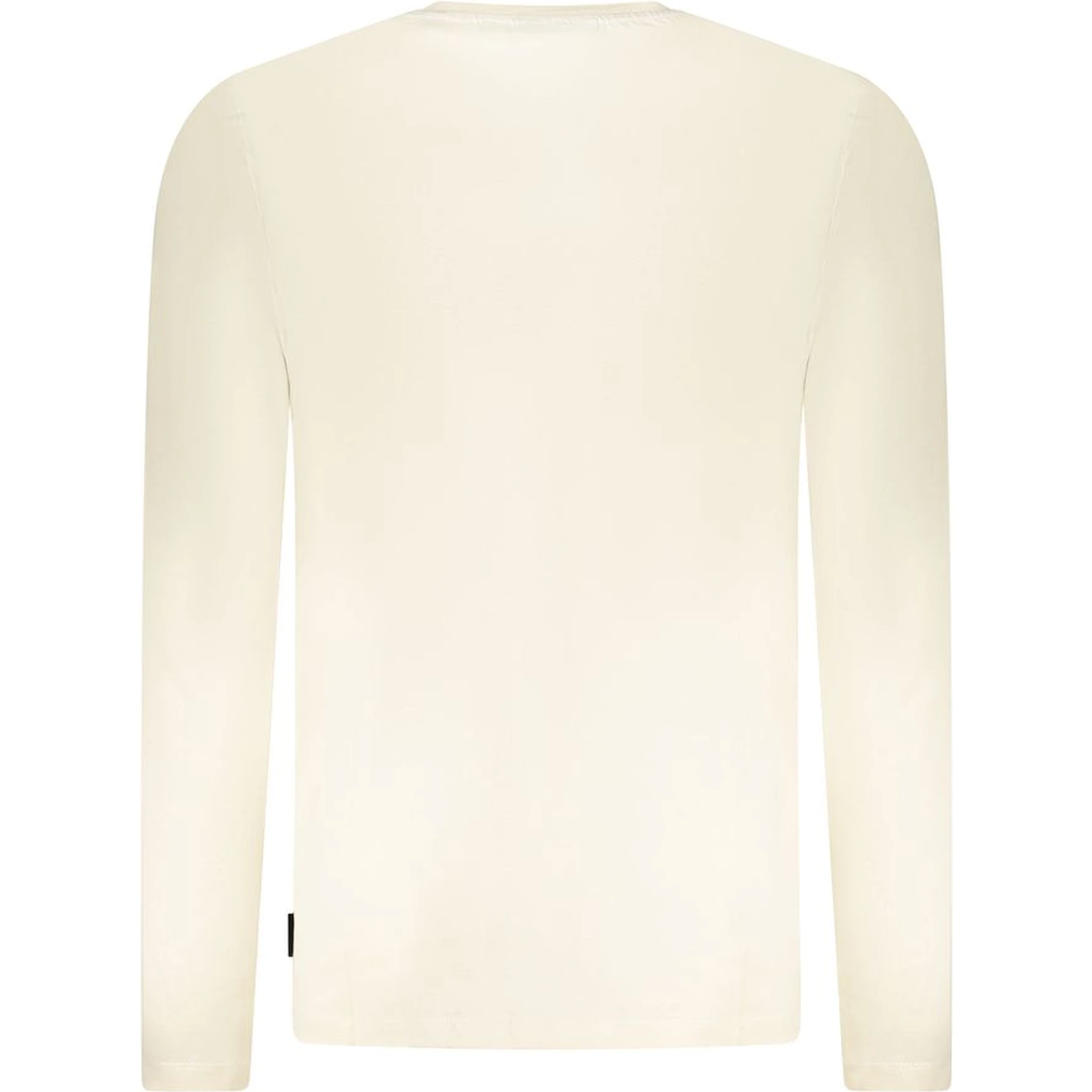 Beige Cotton Men T-Shirt