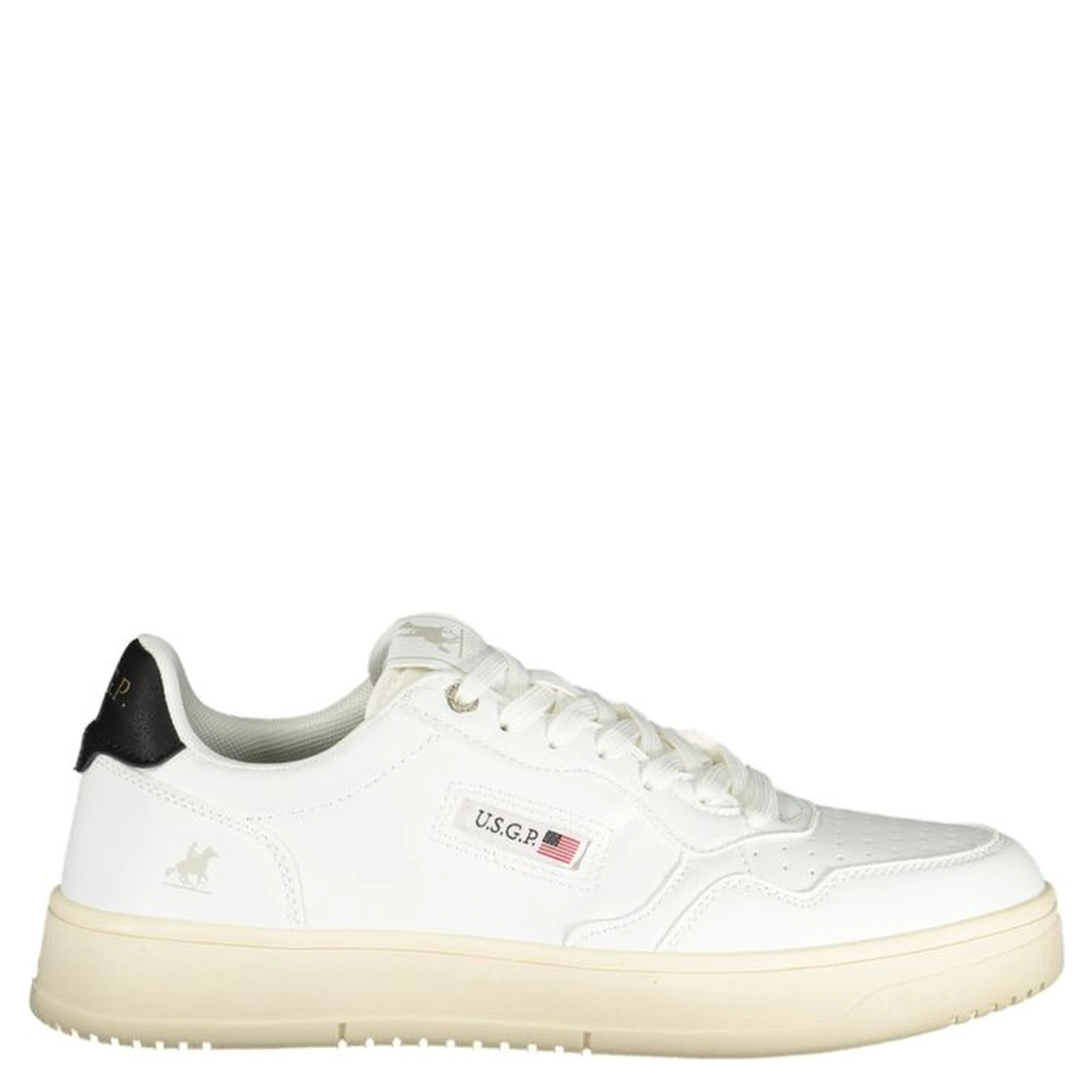 Bianco Polyurethane Men Sneaker