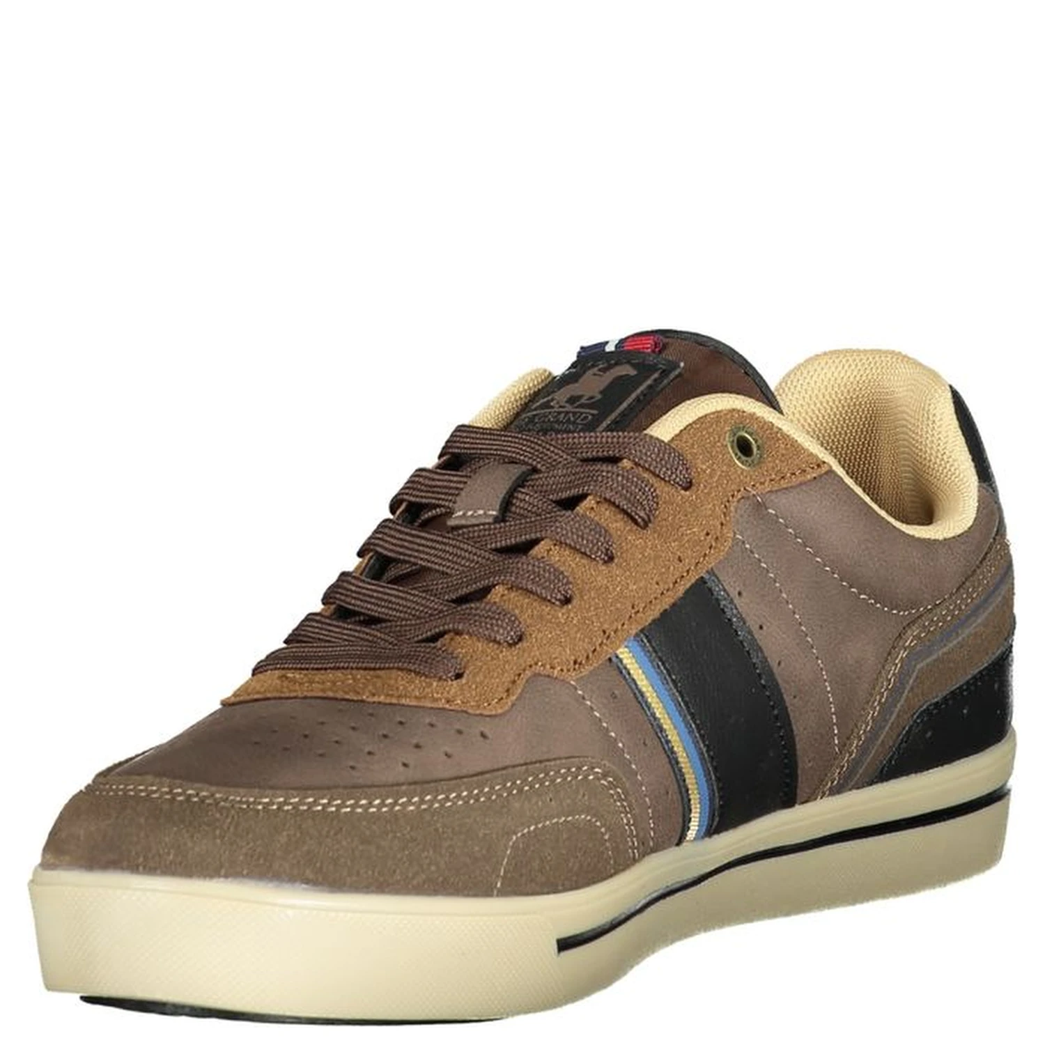 Marrone Polyurethane Men Sneaker