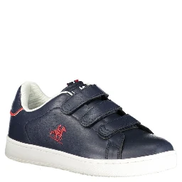 Blue Polyurethane Men's Sneaker