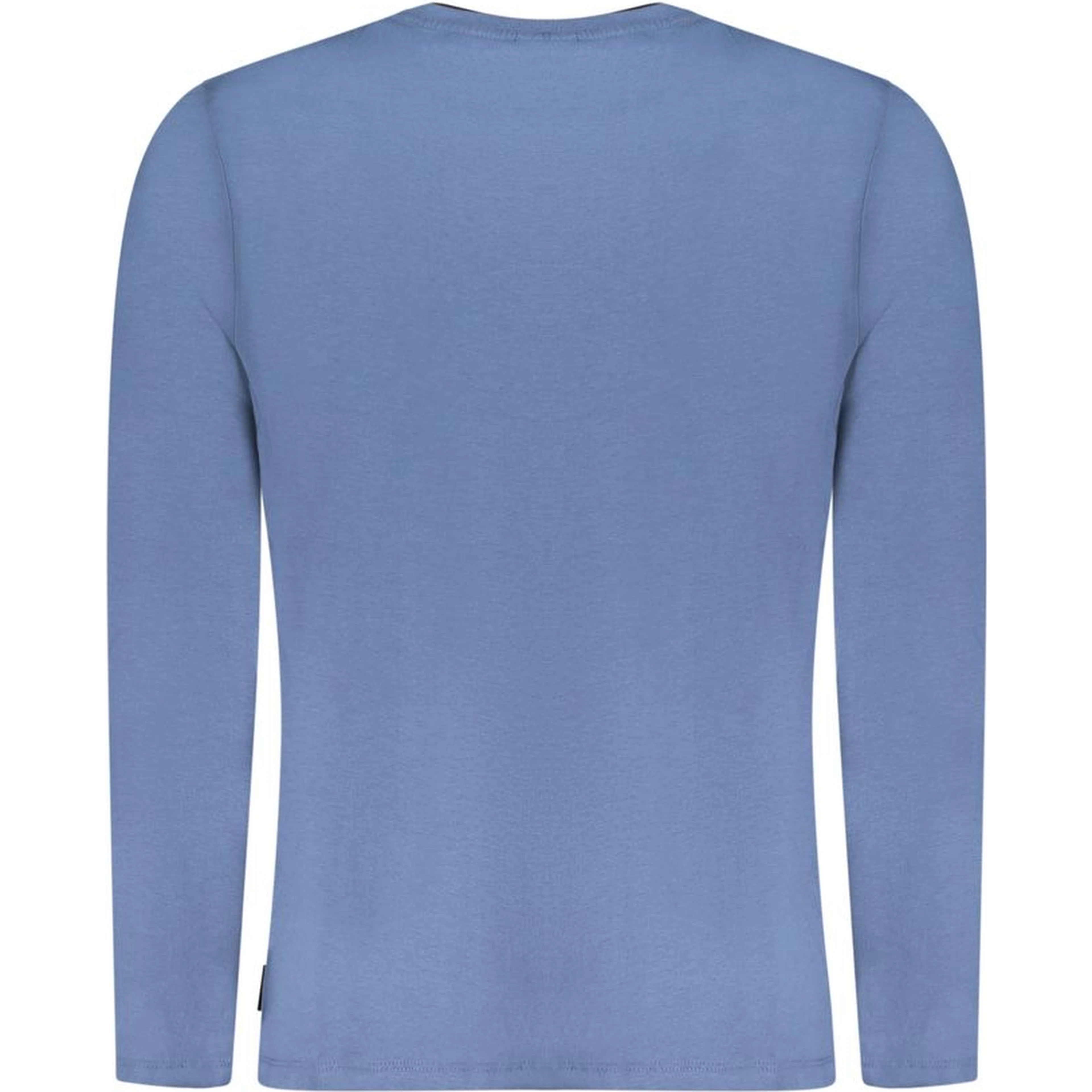 Blu Cotton Men T-Shirt