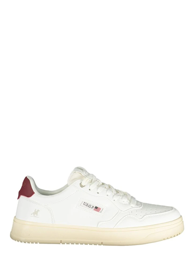 Bianco Poliuretano Uomo Sneaker