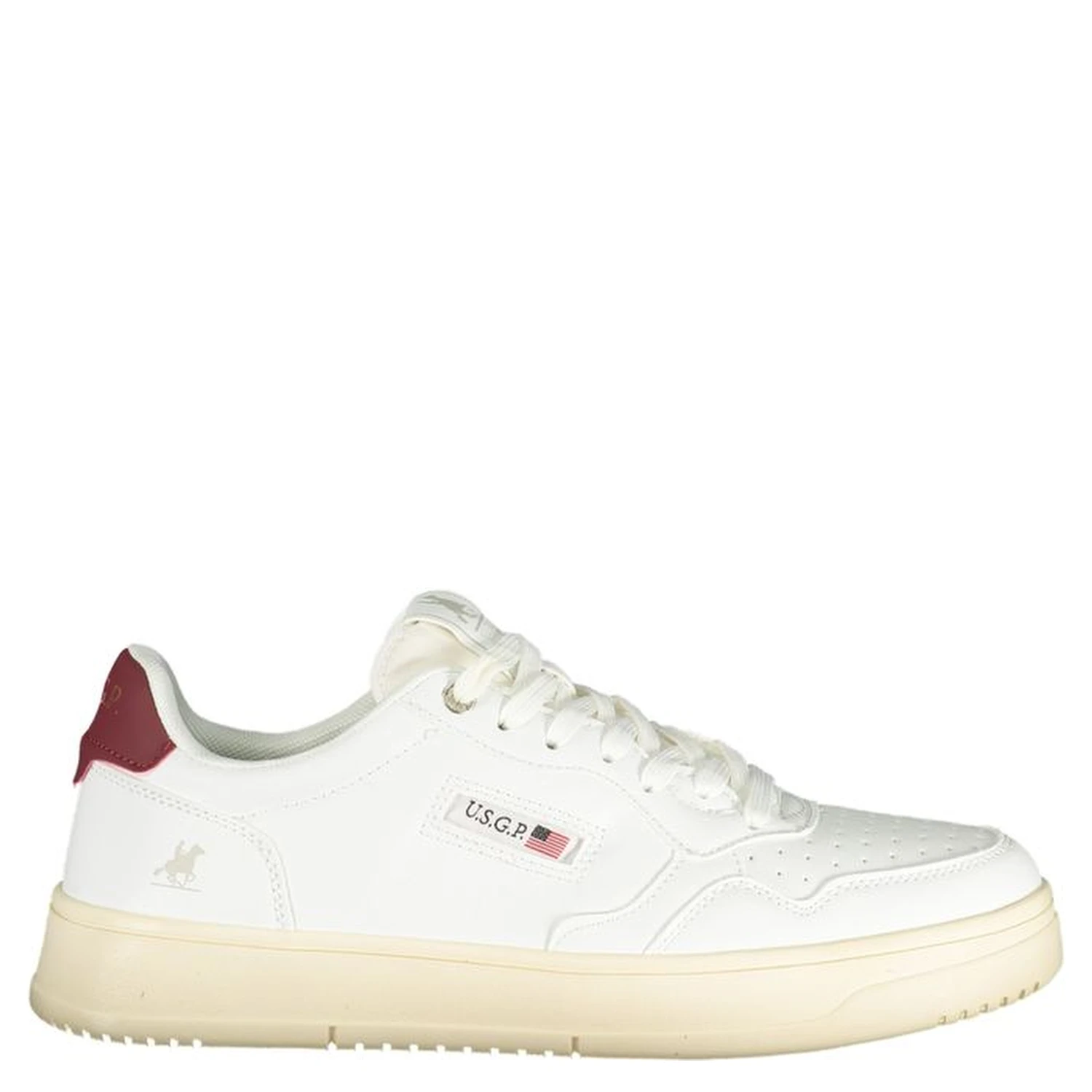 Bianco Poliuretano Uomo Sneaker