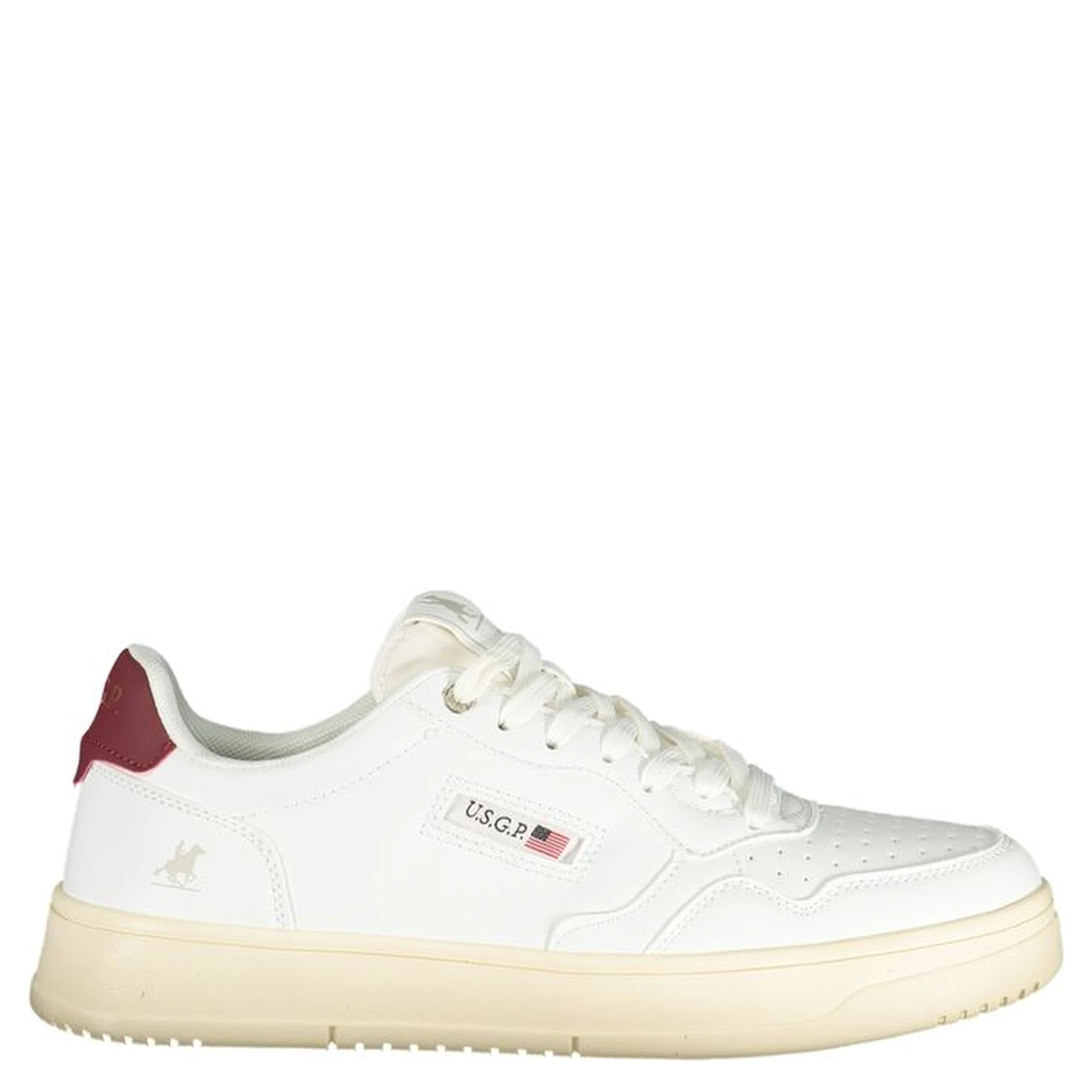 Bianco Poliuretano Uomo Sneaker