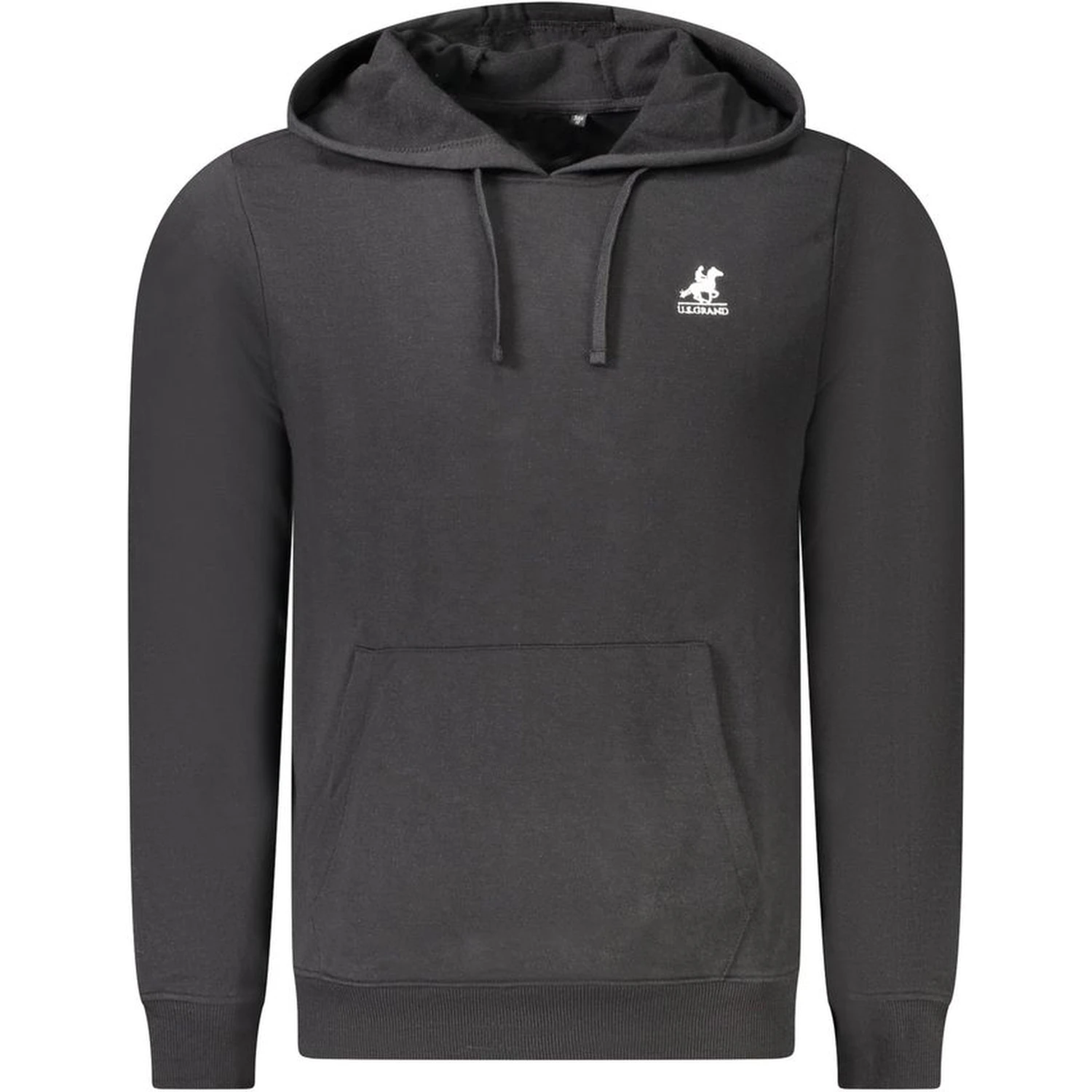 Black Cotton Men's Sweatshirt
