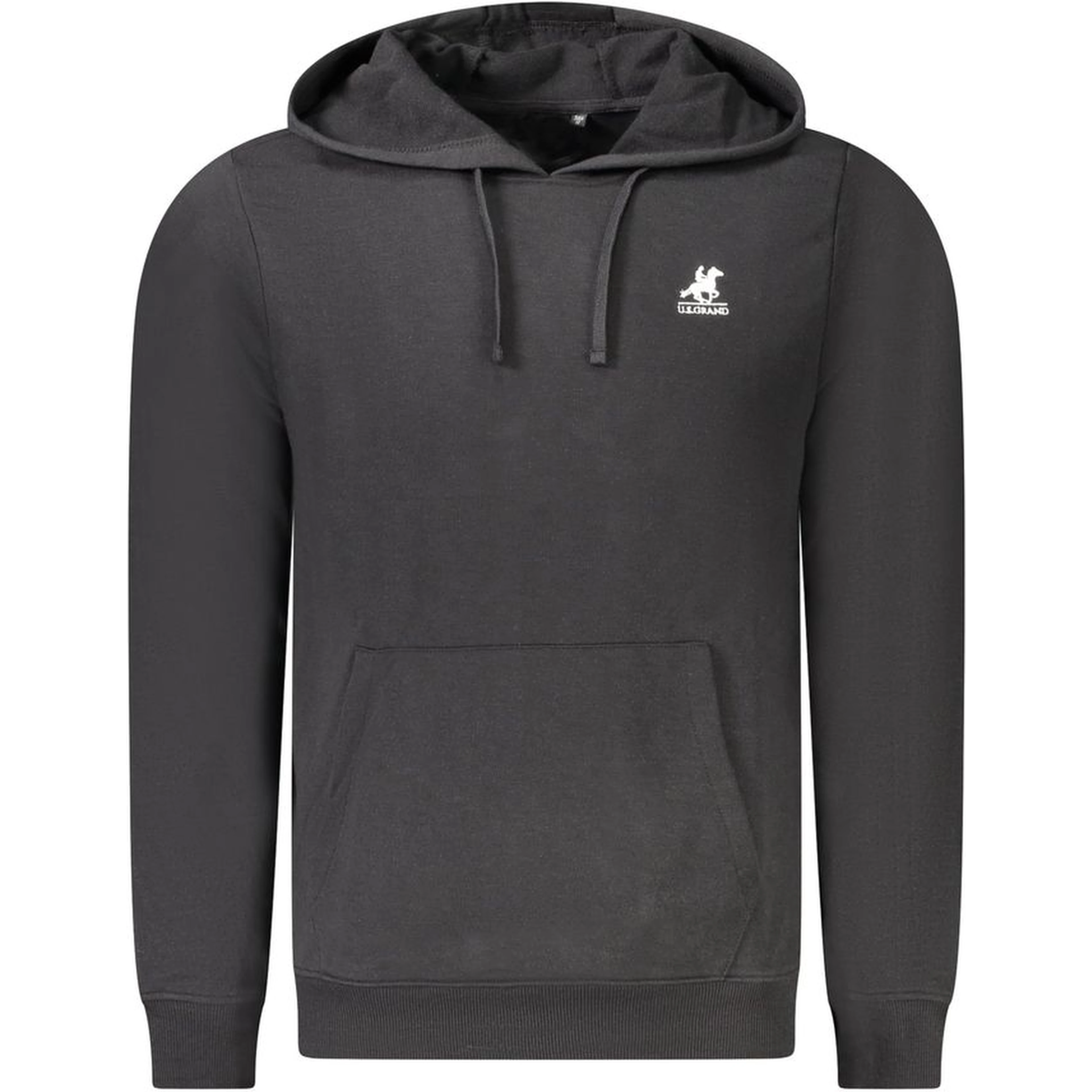 Black Cotton Men's Sweatshirt