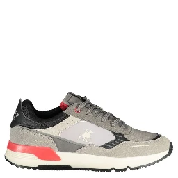 Grigio Polyurethane Men Sneaker