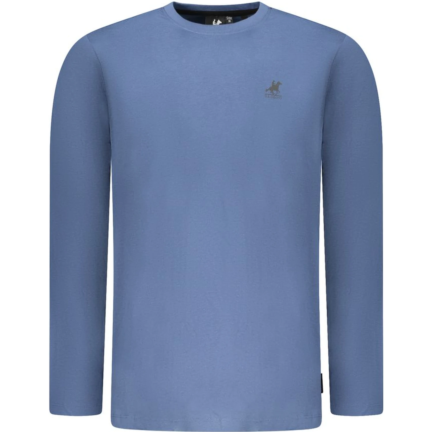 Blue Cotton Men's T-Shirt