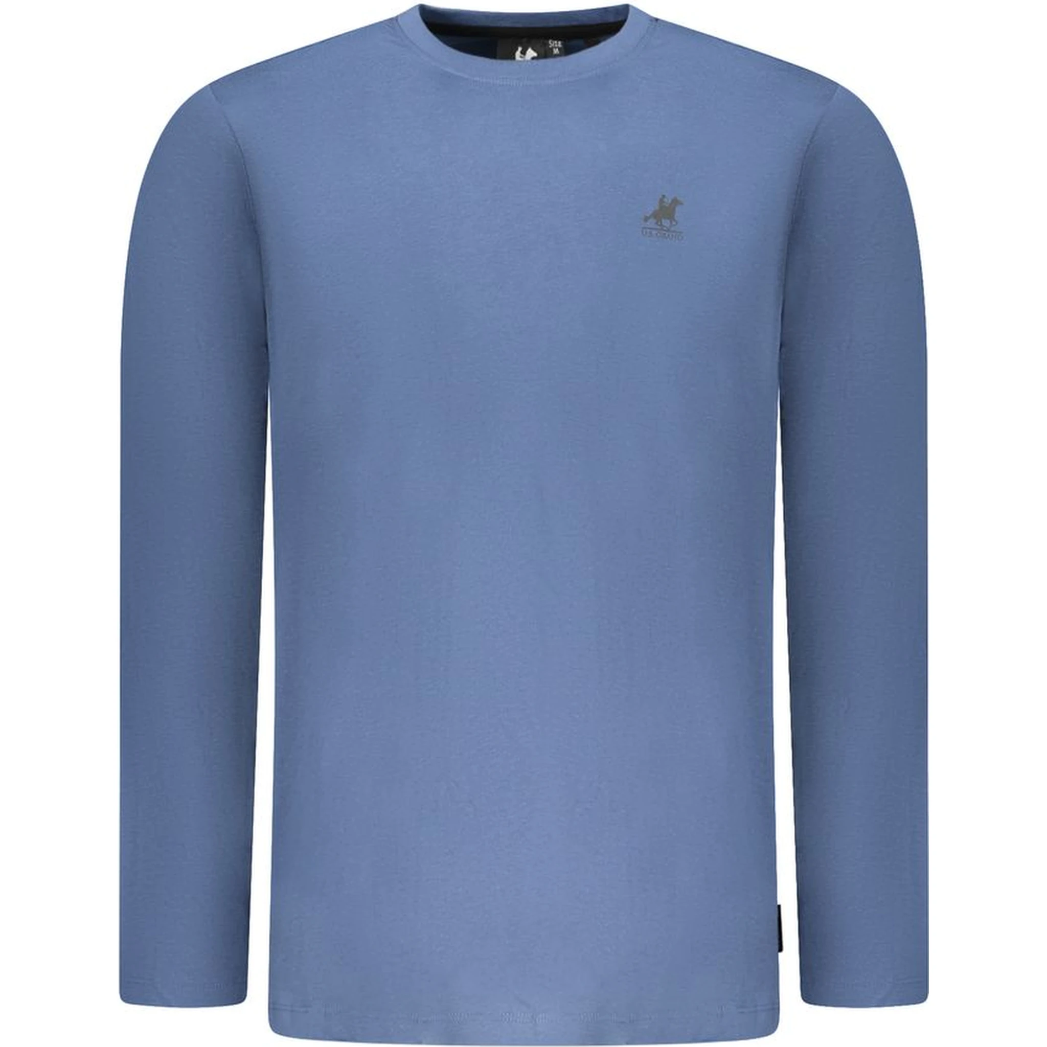 Blue Cotton Men's T-Shirt