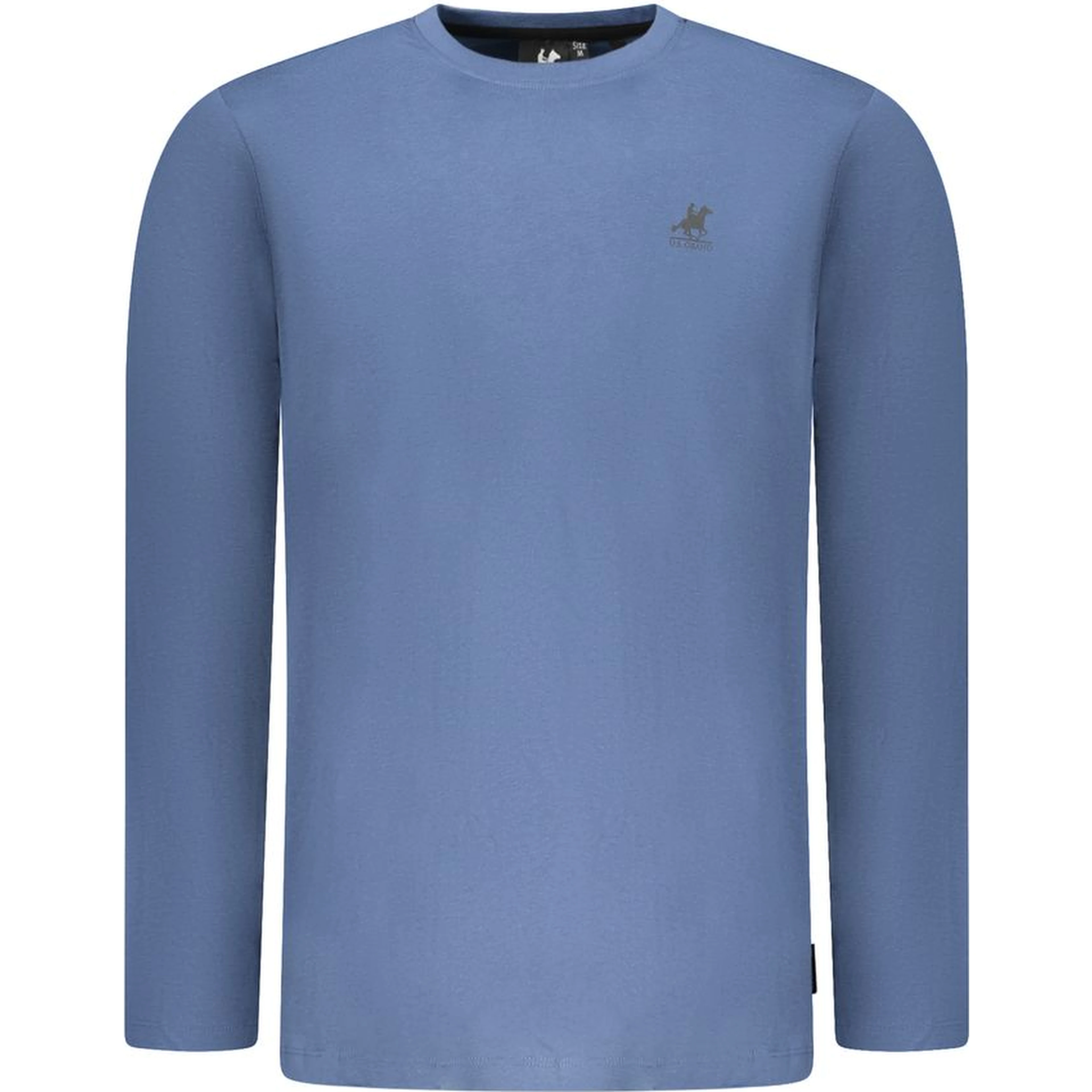 Blue Cotton Men's T-Shirt