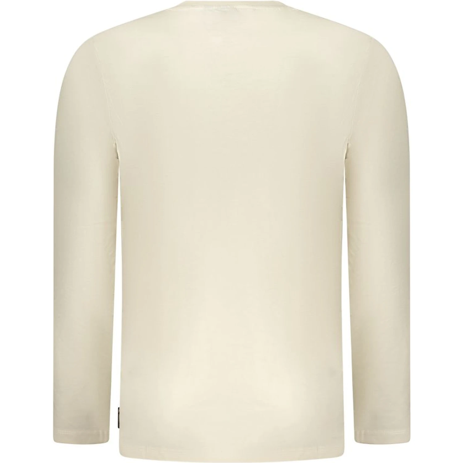 Beige Cotton Men T-Shirt