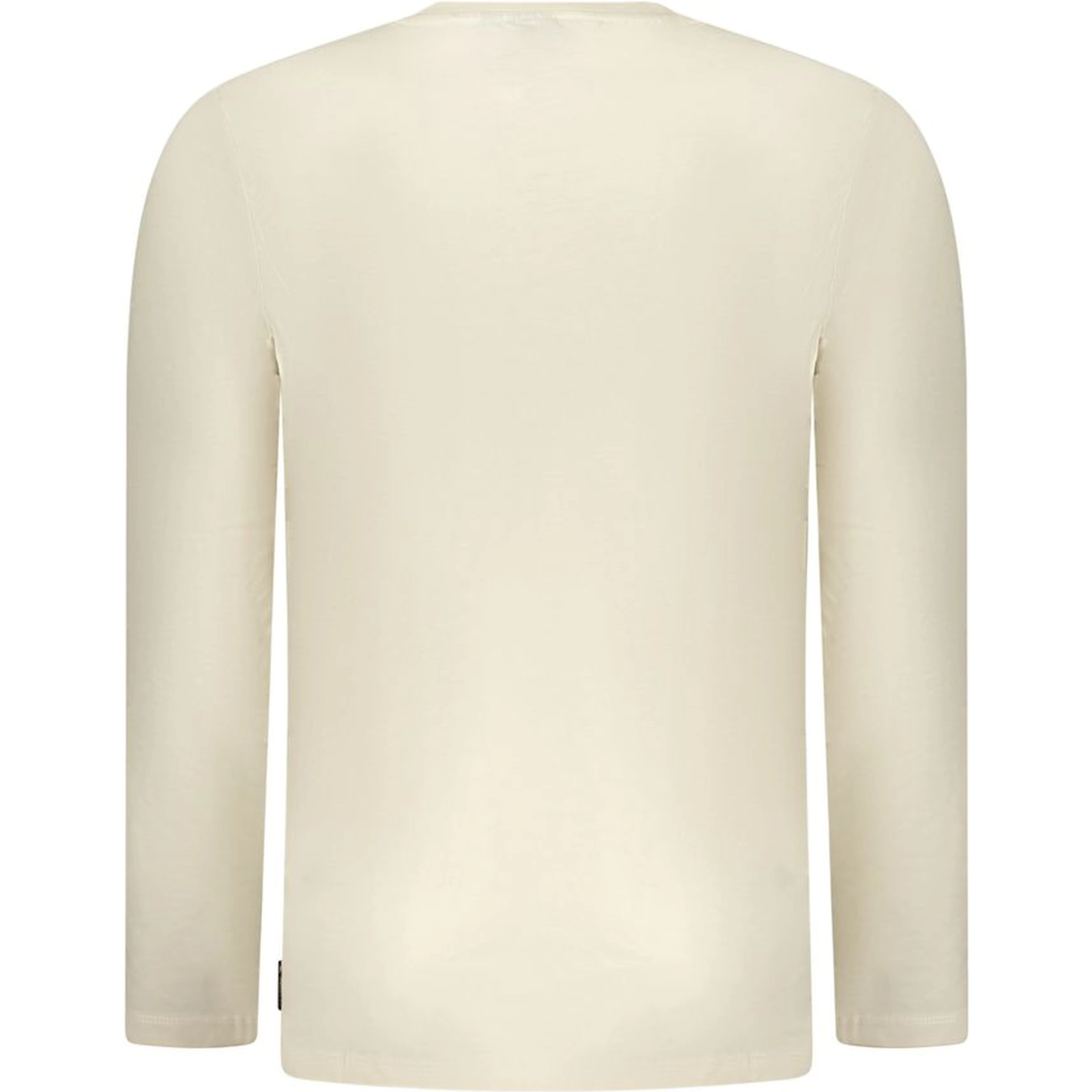 Beige Cotton Men T-Shirt