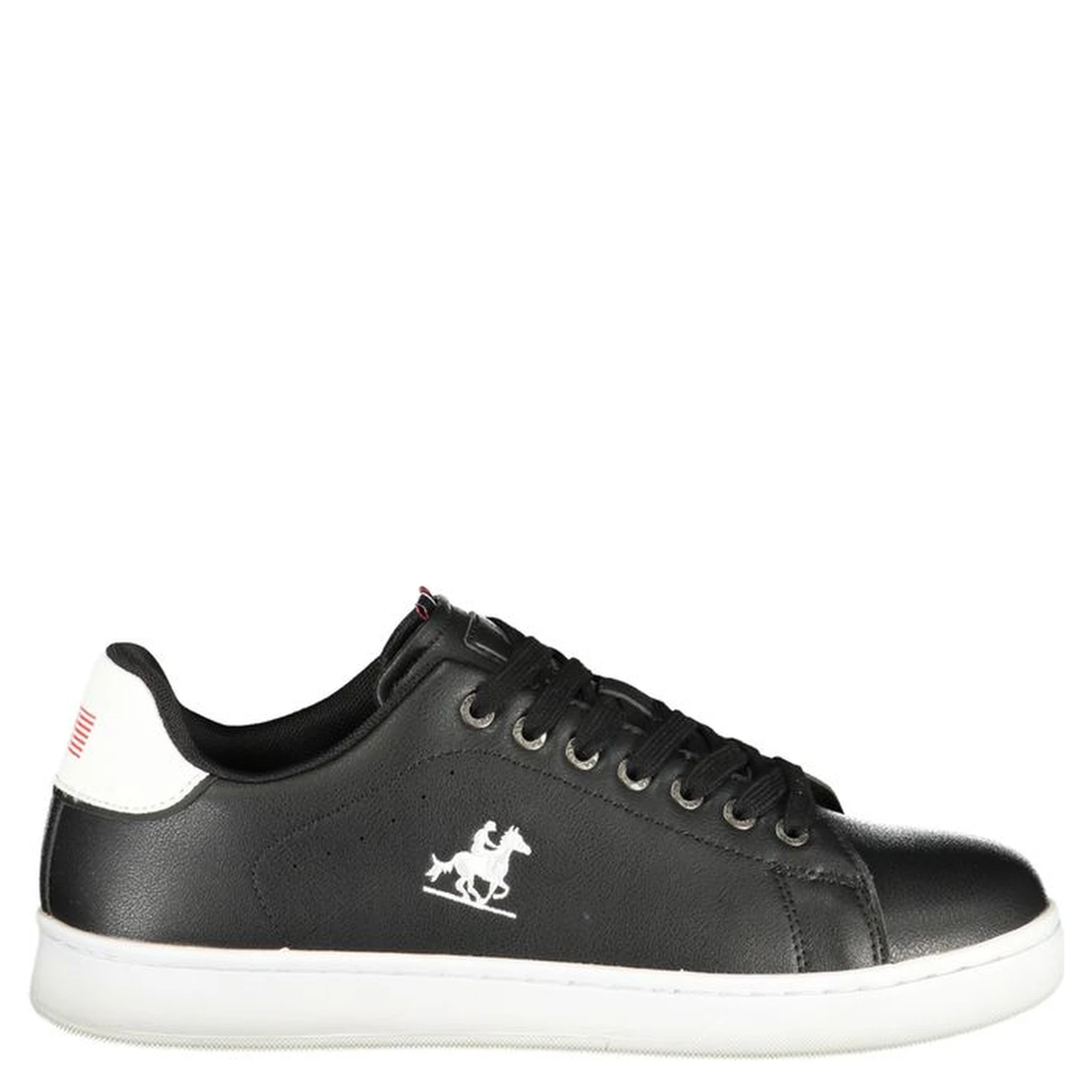 Black Polyurethane Men Sneaker