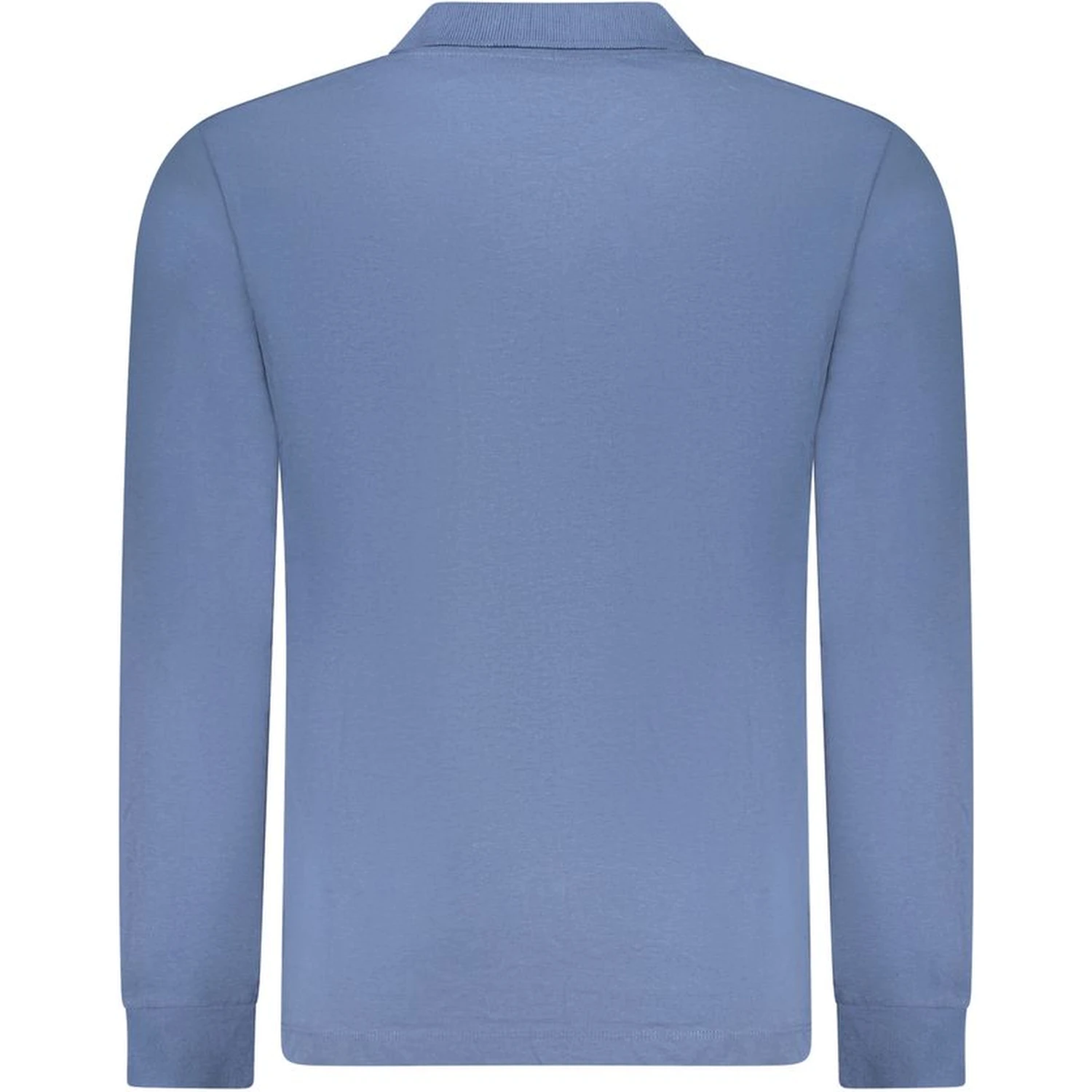 Blue Cotton Men's Polo Shirt