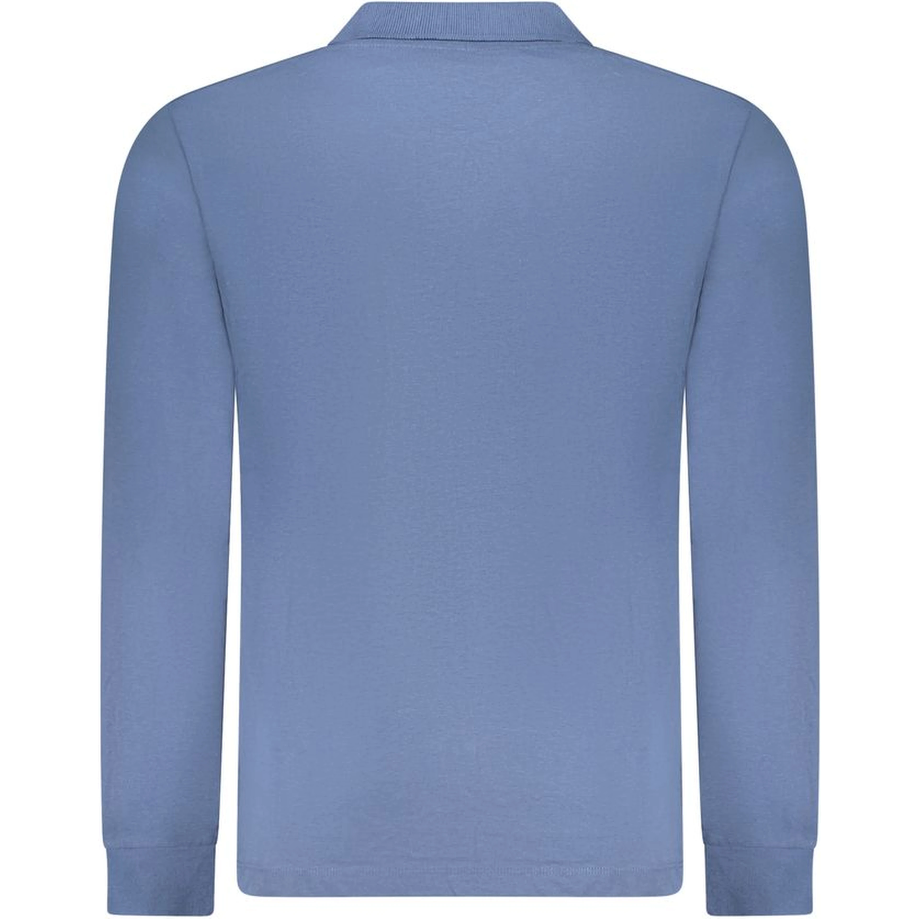 Blue Cotton Men's Polo Shirt
