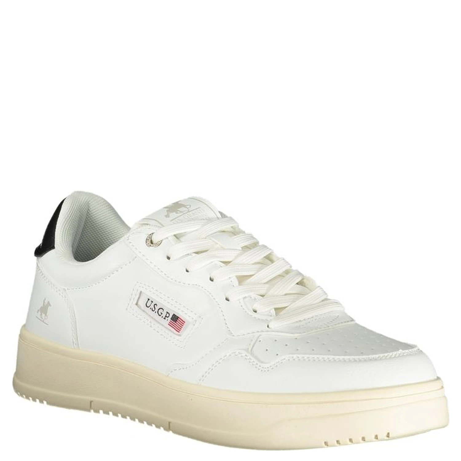 Bianco Polyurethane Men Sneaker