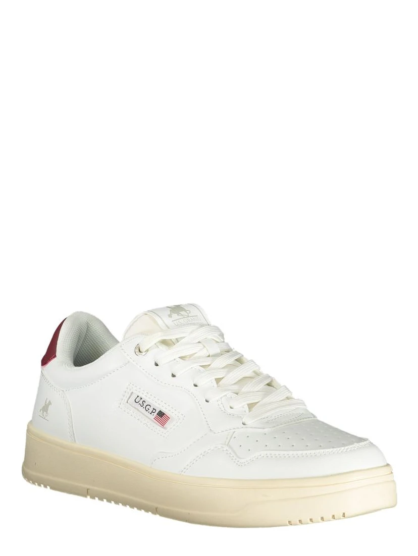 Bianco Poliuretano Uomo Sneaker