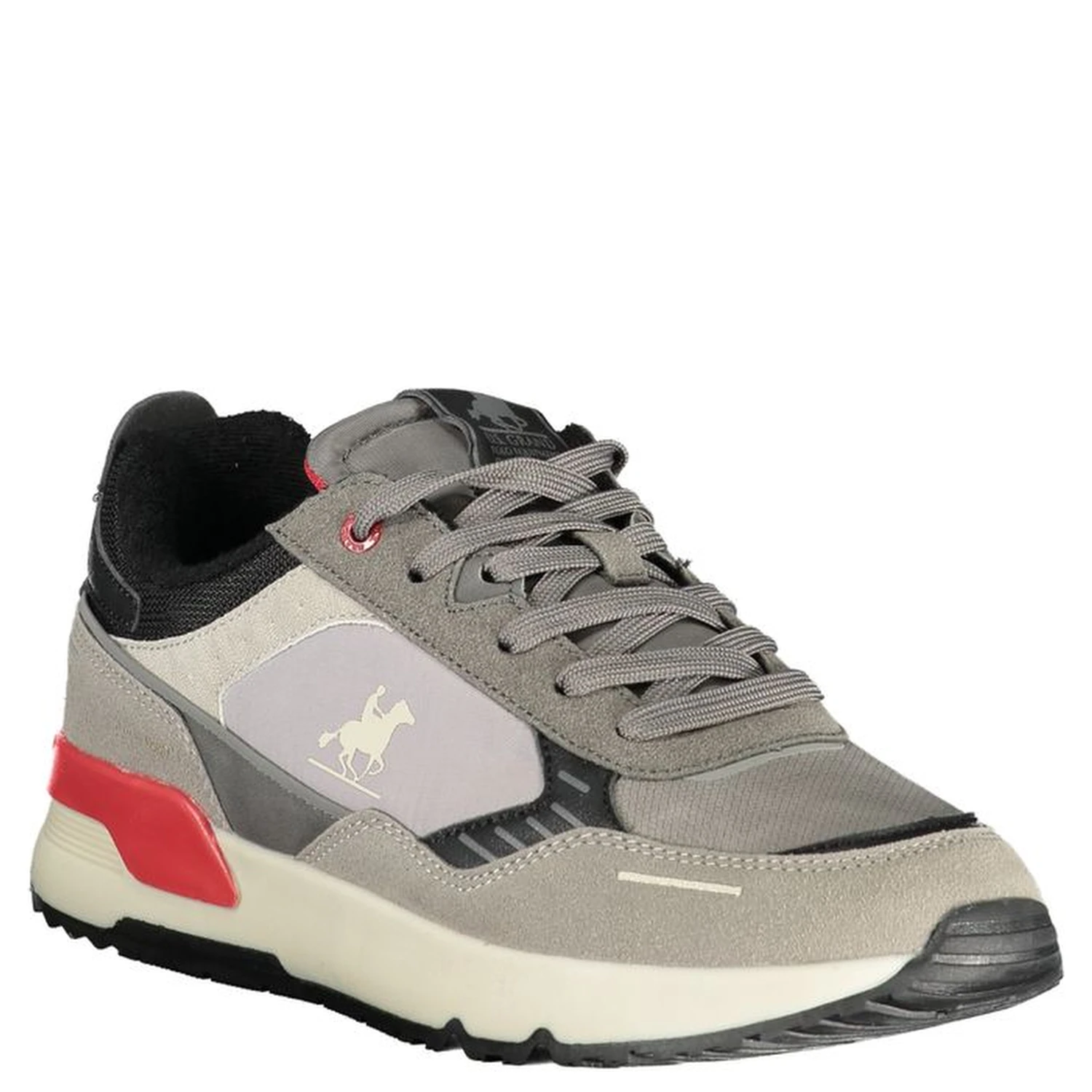 Grigio Polyurethane Men Sneaker