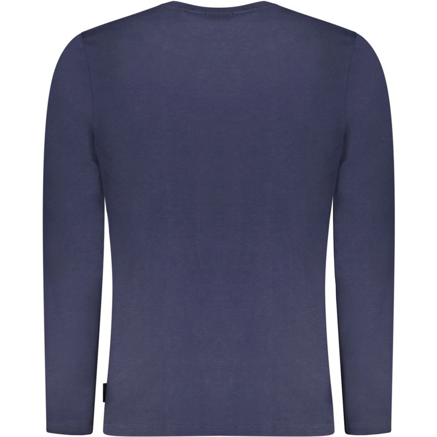 Blue Cotton Men T-Shirt