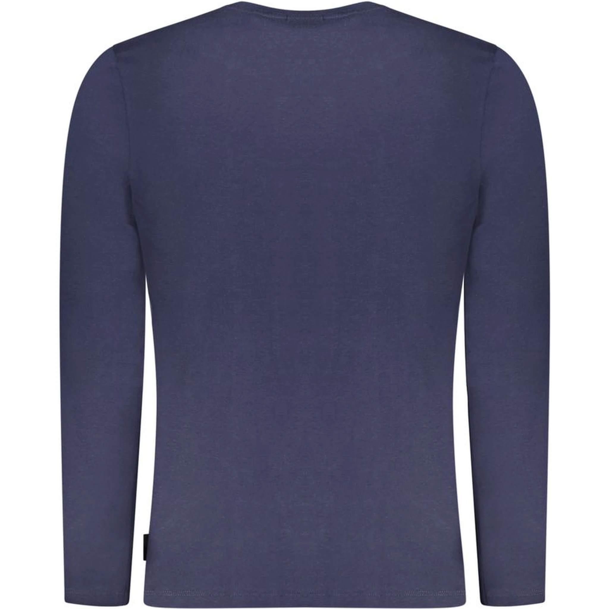 Blue Cotton Men T-Shirt