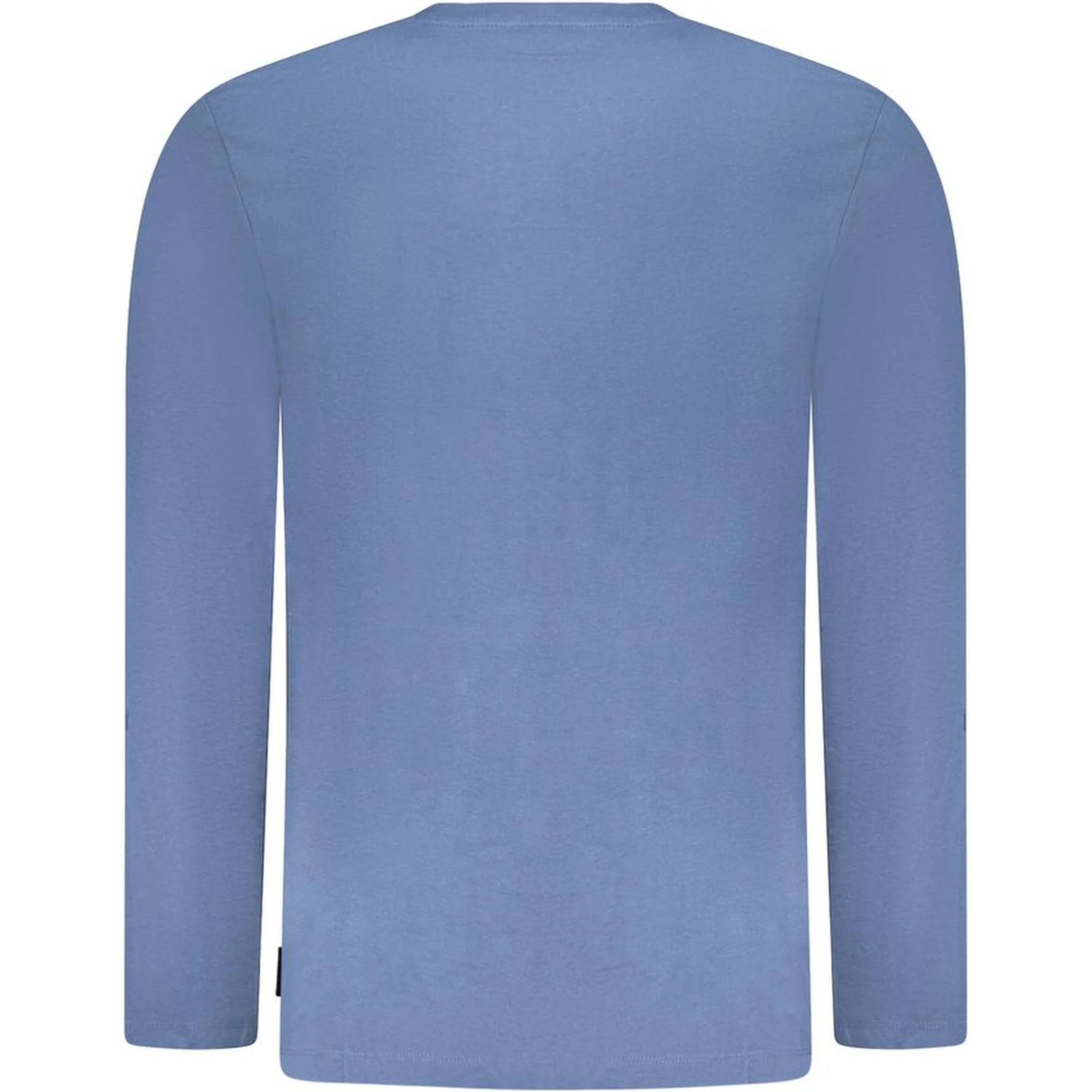 Blue Cotton Men's T-Shirt